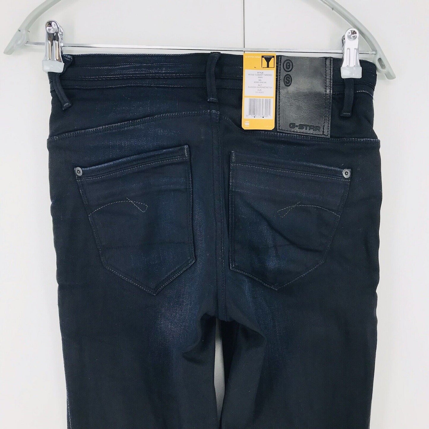 G-STAR RAW MIDGE DUMONT Women Teen Dark Blue Tapered Fit Jeans Size W24 L30