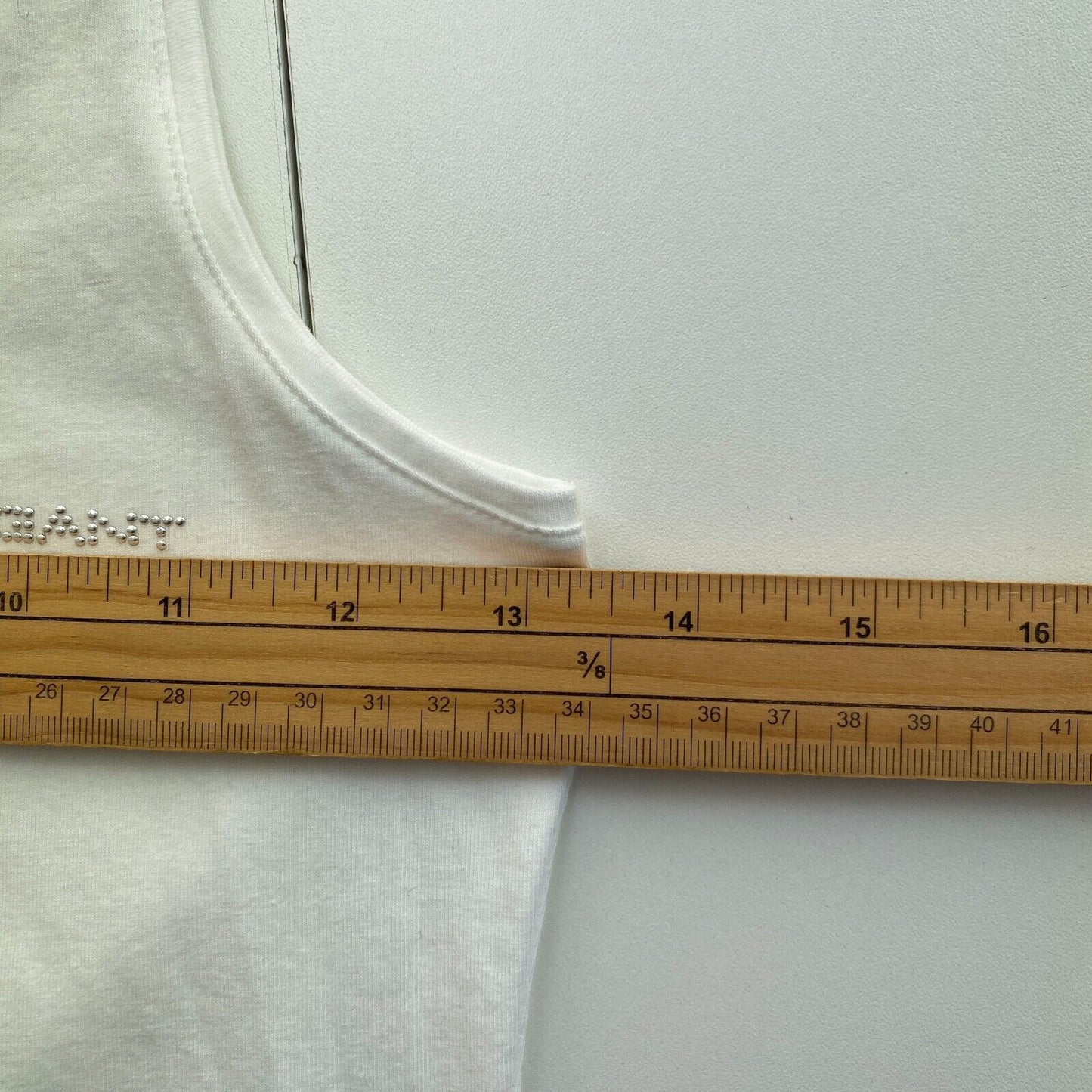 GANT T-shirt débardeur blanc à col rond Taille XS