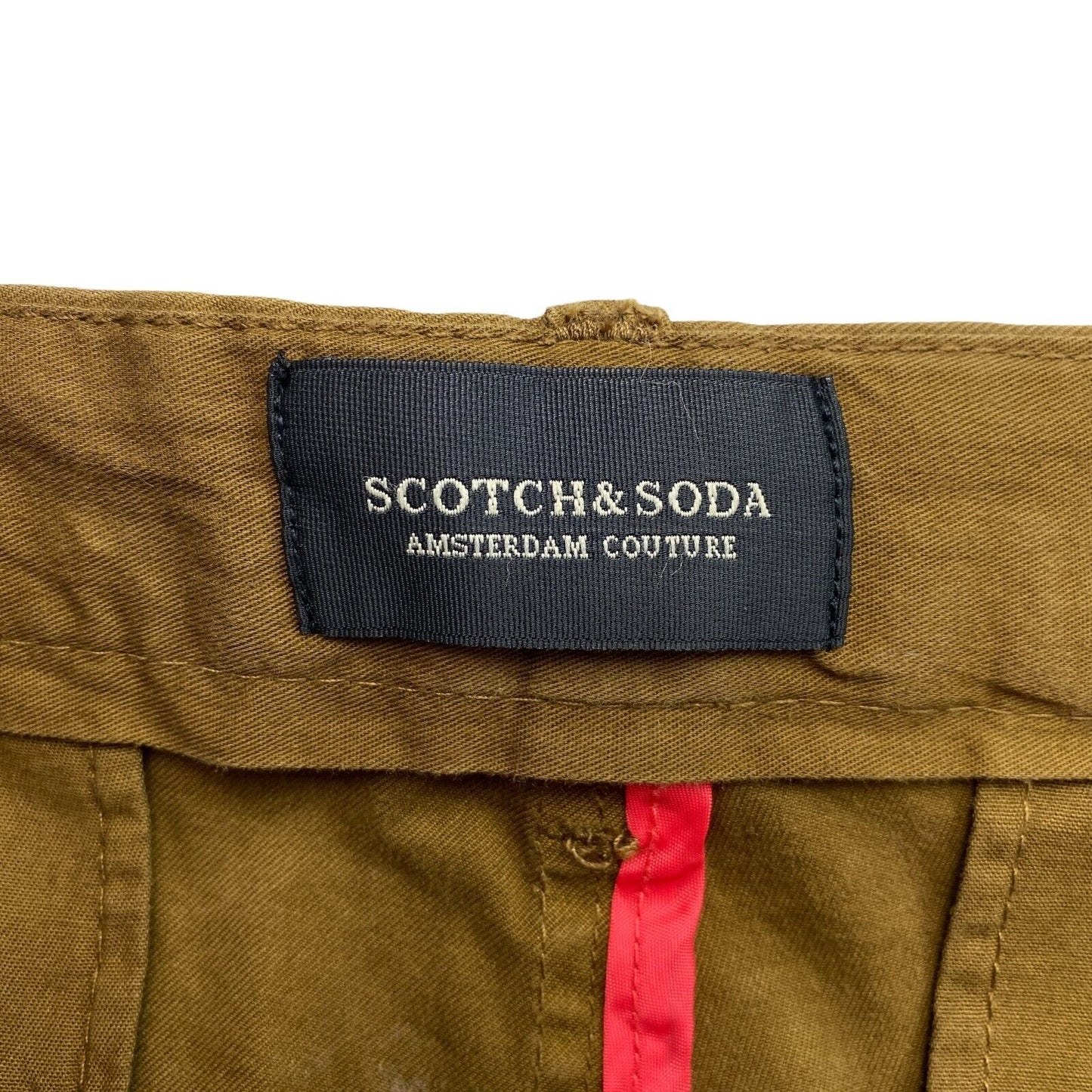 Scotch &amp; Soda Pantalon chino coupe slim marron Garment Dye Regular W29 L32