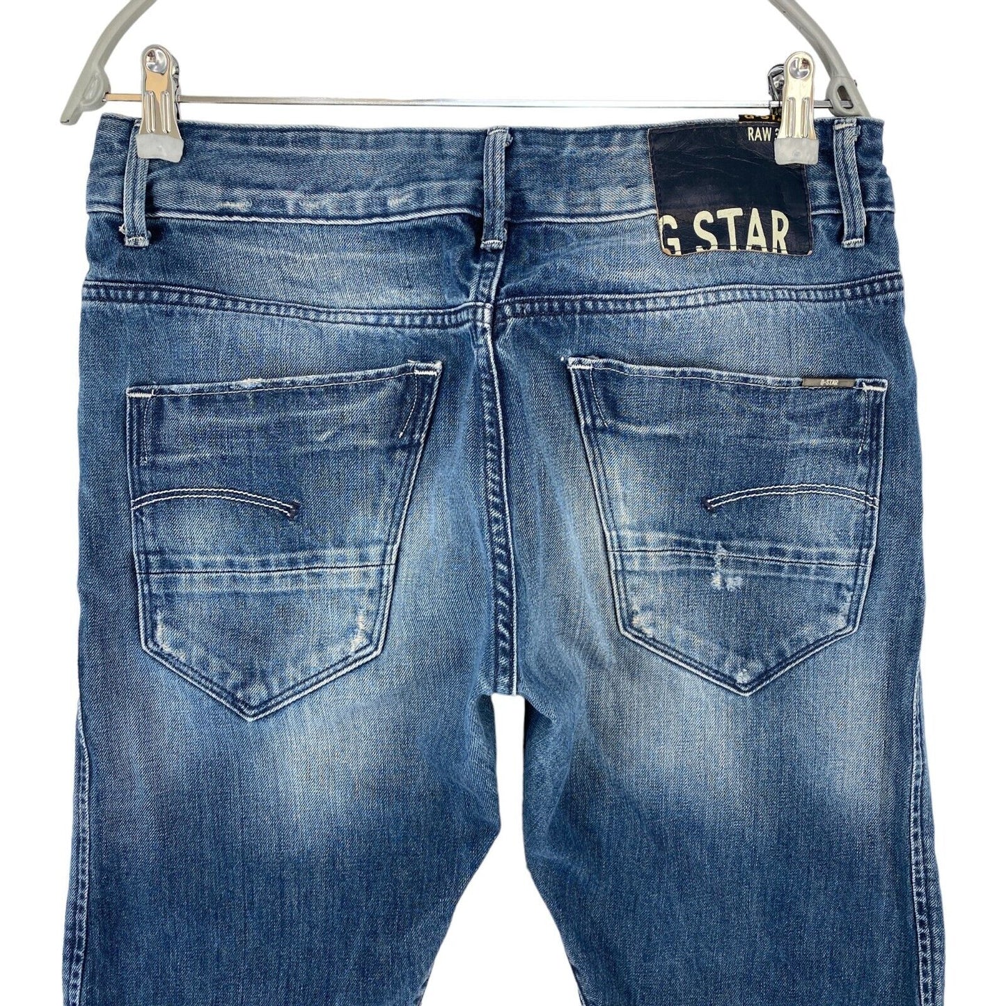 G-STAR ARC 3D Damen Jeans in Blau mit lockerer, konischer Passform, W27 L32