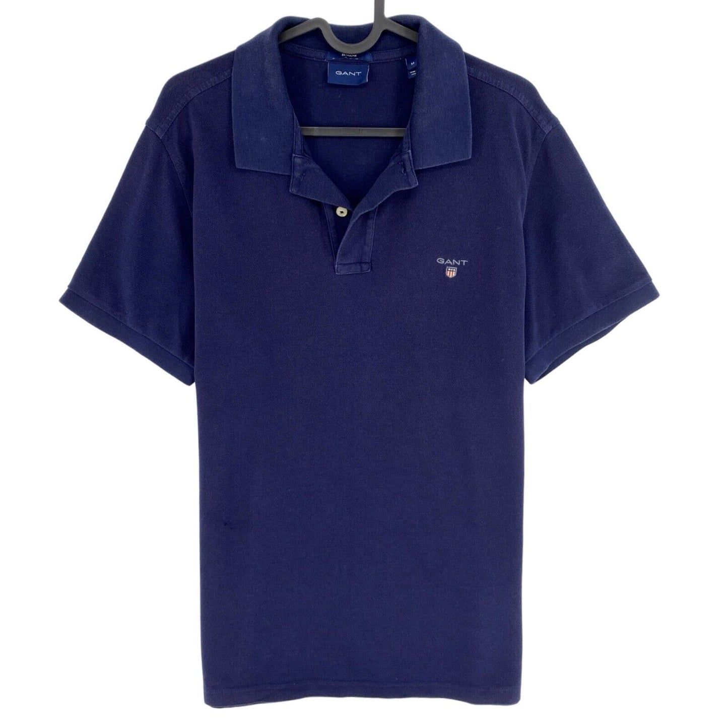 GANT Bleu Marine Original Regular Fit Pique Rugger Polo Taille M