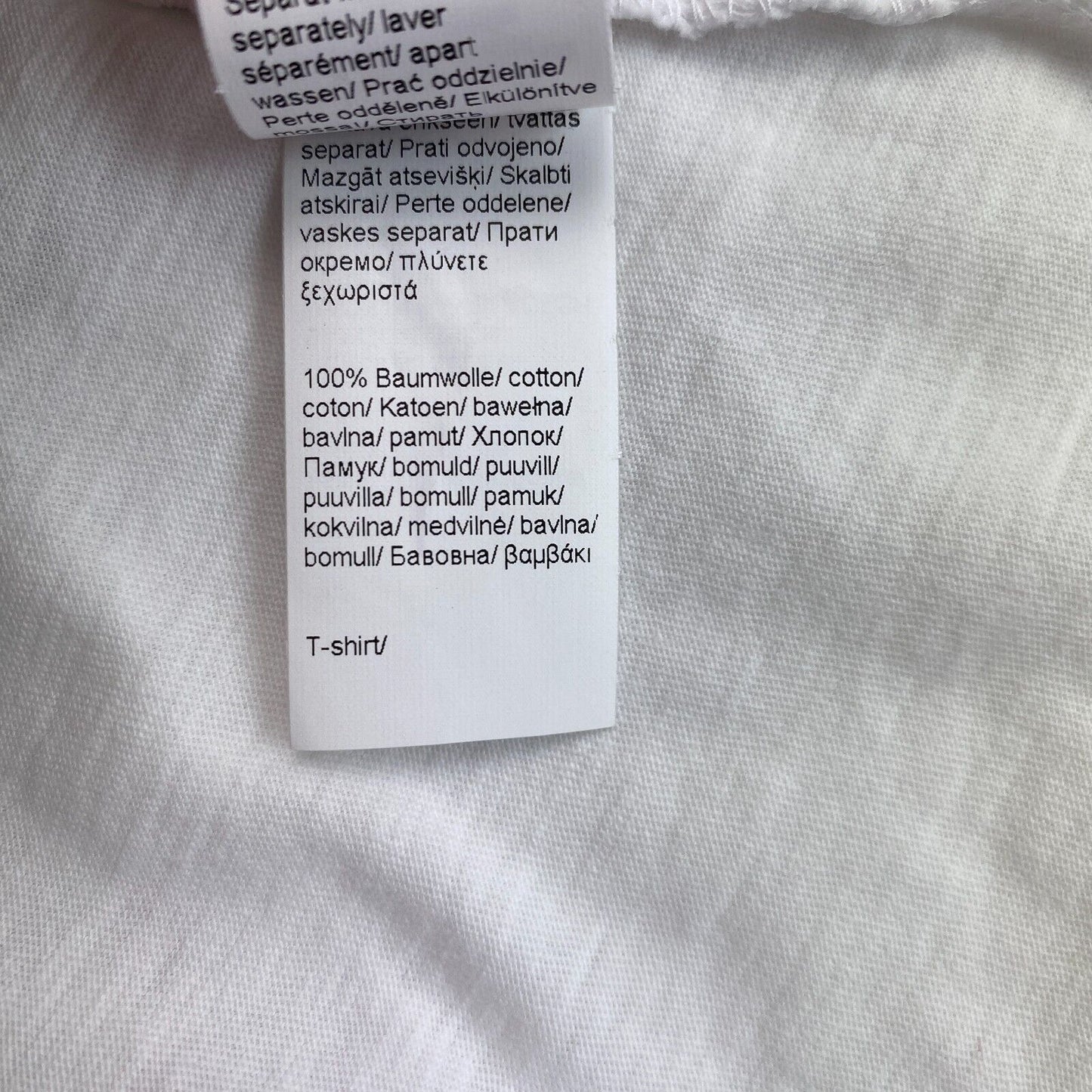 Camel Active T-Shirt, weiß, Rundhalsausschnitt, kurze Ärmel, Größe S