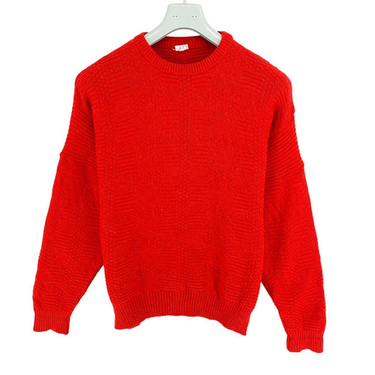 Cosby Vintage Retro 90s Red Sweater Pullover Size EU 48 UK/US 38