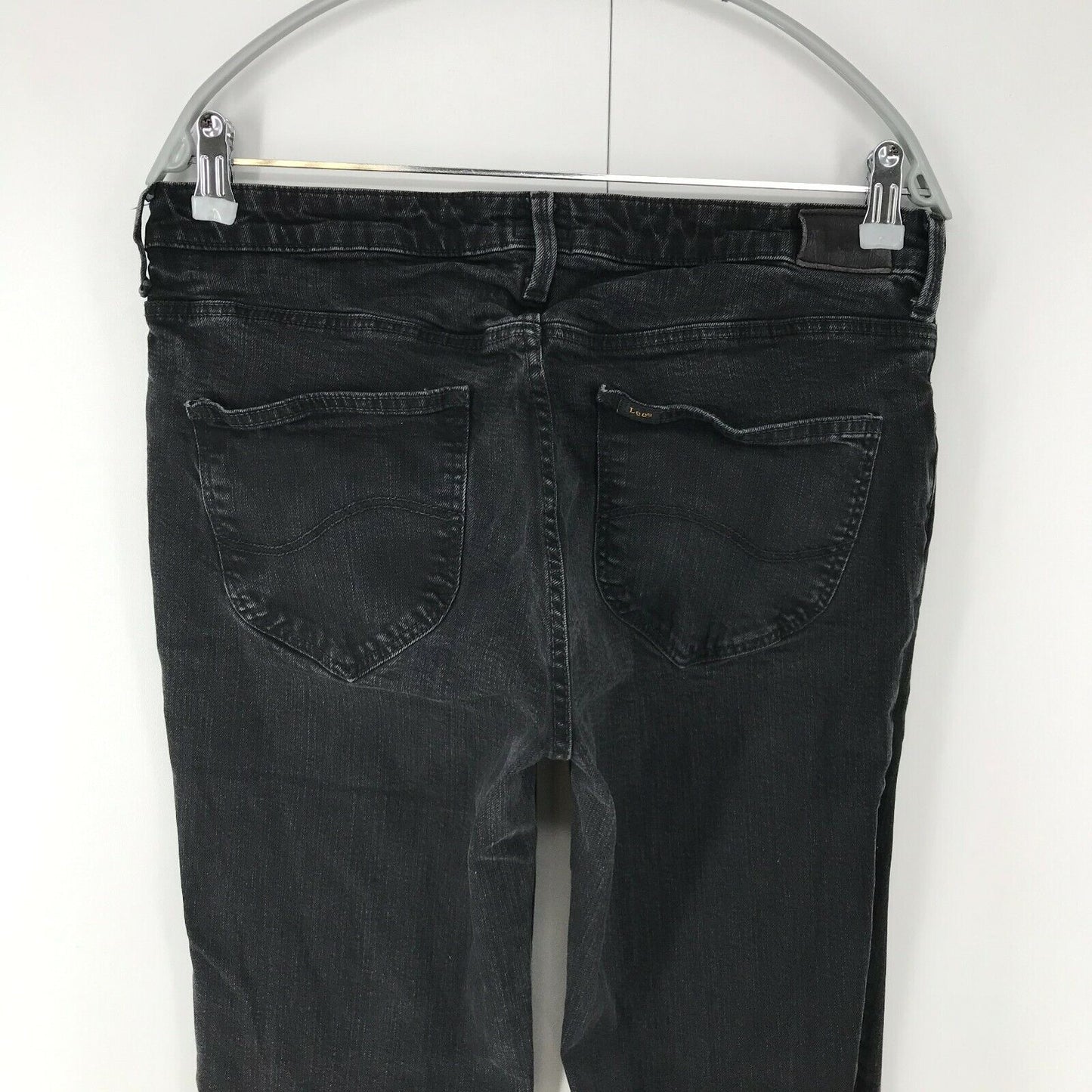 Lee MARION Damen Jeans in normaler Straight Fit, Dunkelgrau, Größe W33 L33