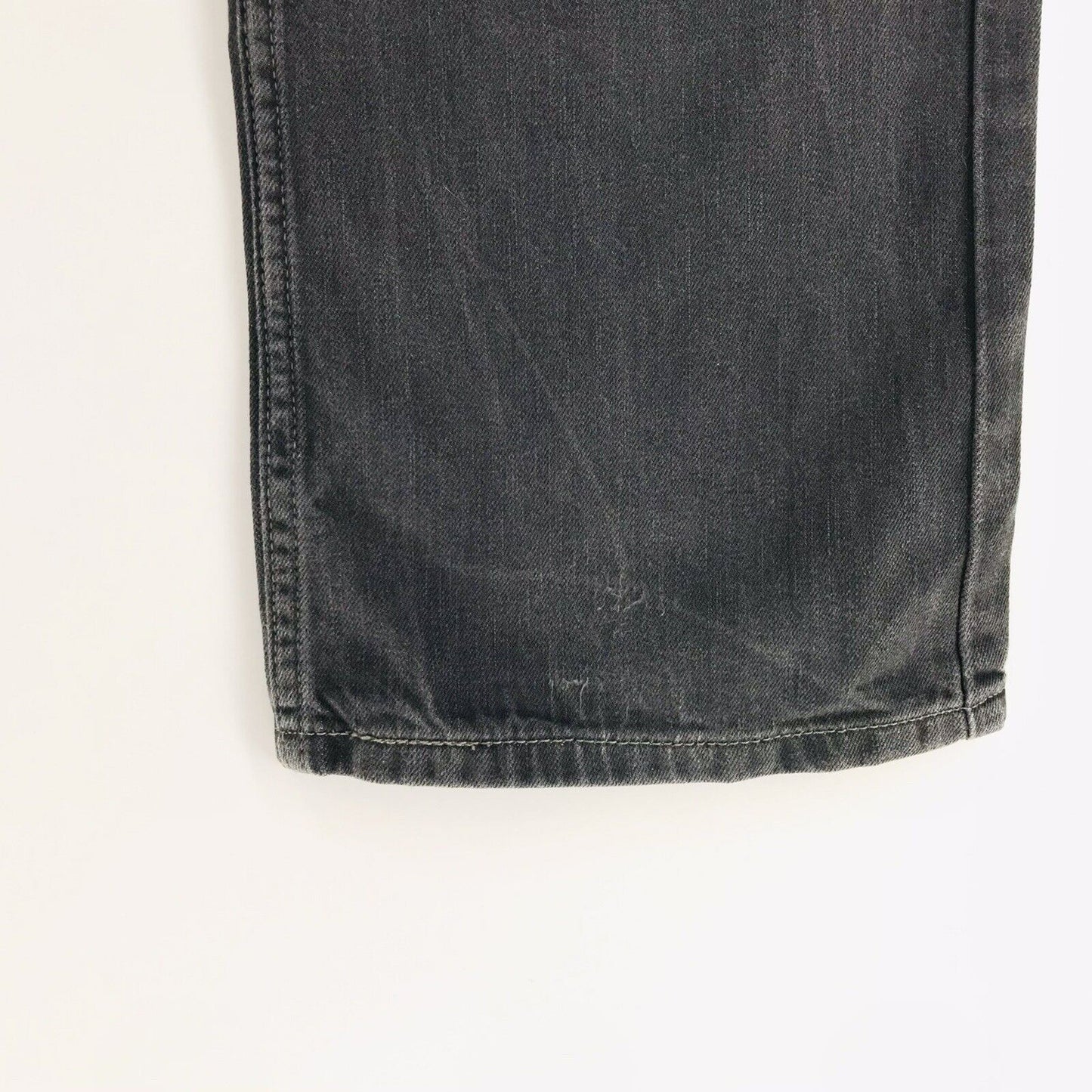 Levi's 514 Dark Grey Regular Straight Fit Jeans Size W34 L31