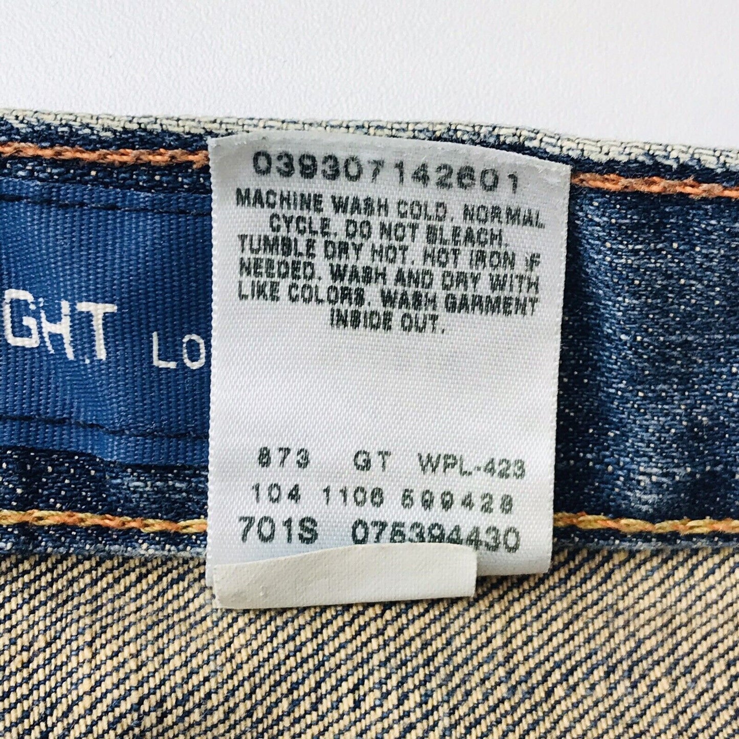 Vintage Levi's 539 Blue Vintage Straight Fit Jeans W33 L32