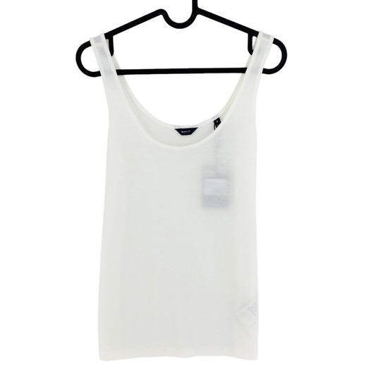 GANT White Light Weight Tank Top Size M