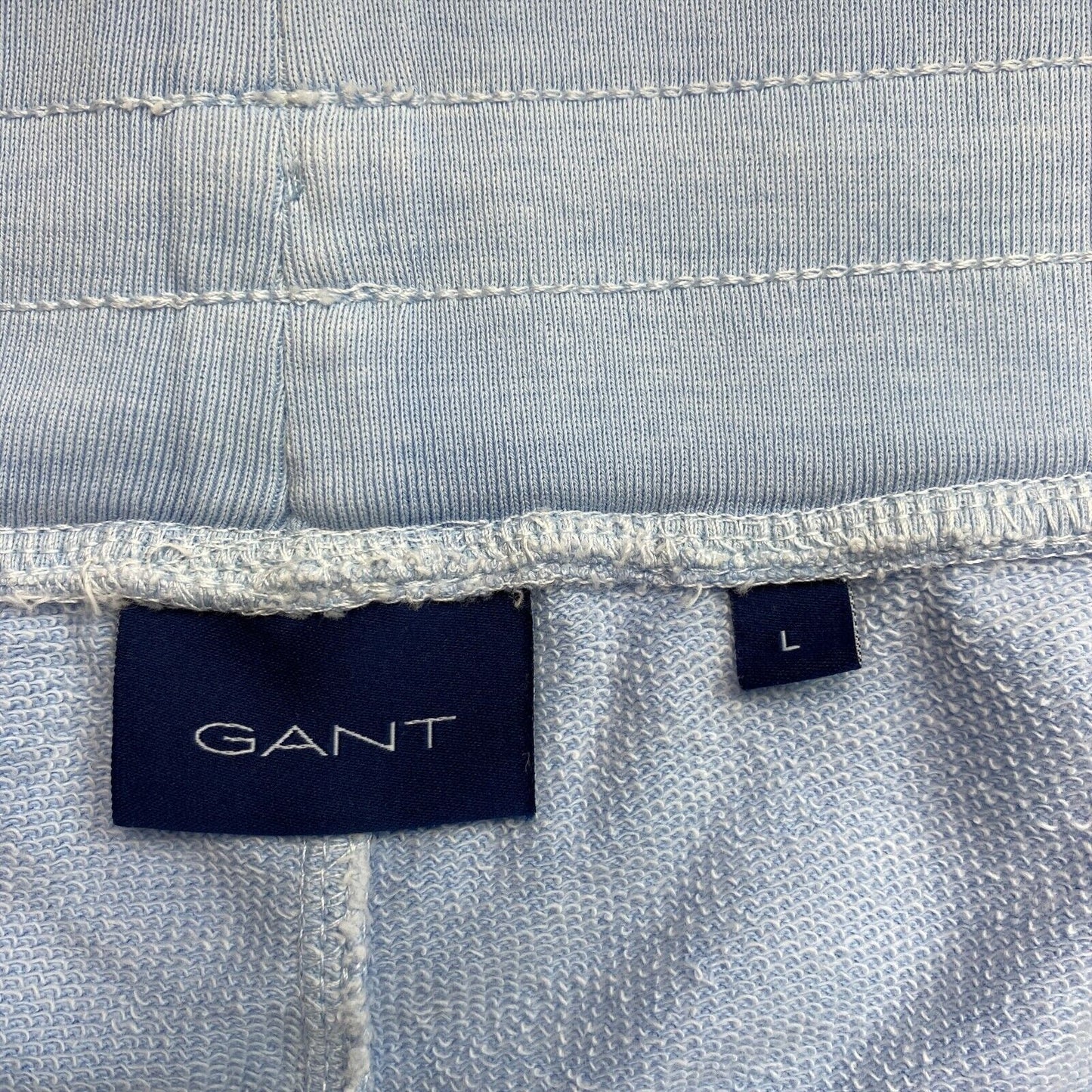 GANT Light Blue Sun Faded Sweat Shorts Size L