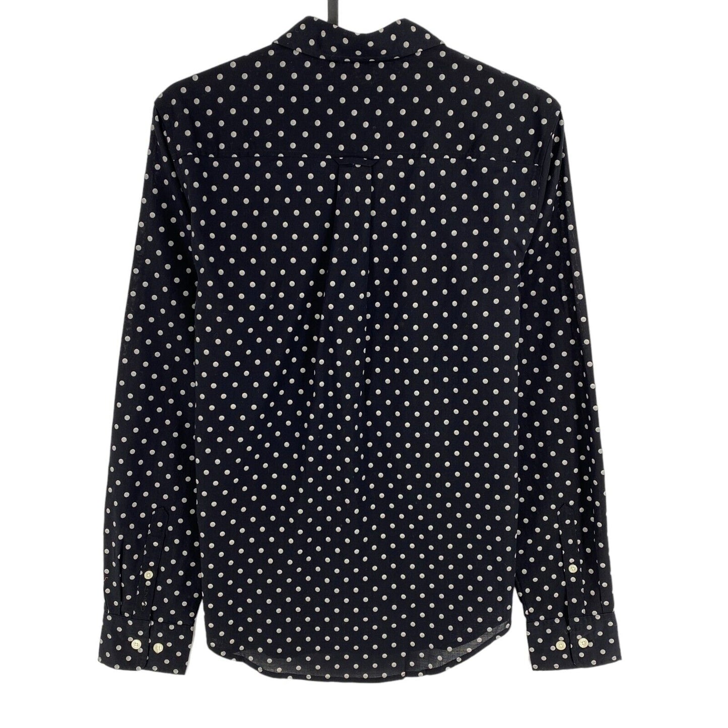 GANT Black Regular Polka Dot Cotton Voile Shirt Size EU 34 UK 6 US 4