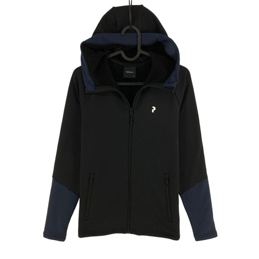 Peak Performance Dark Blue Rider Zip Hooded Pullover Jacket Size XS