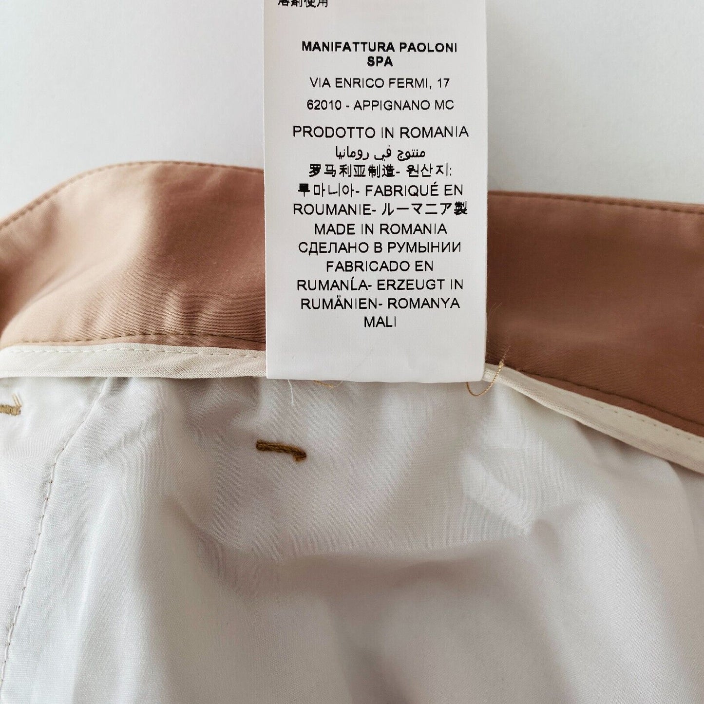 Manuel Ritz Women Brown Regular Straight Fit Dress Trousers Size IT 46 W31