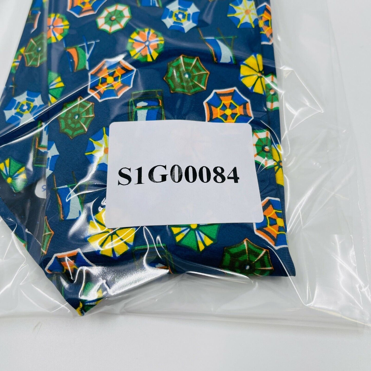 GANT Vintage Blue Ornamented 100% Silk Hand Made Tie