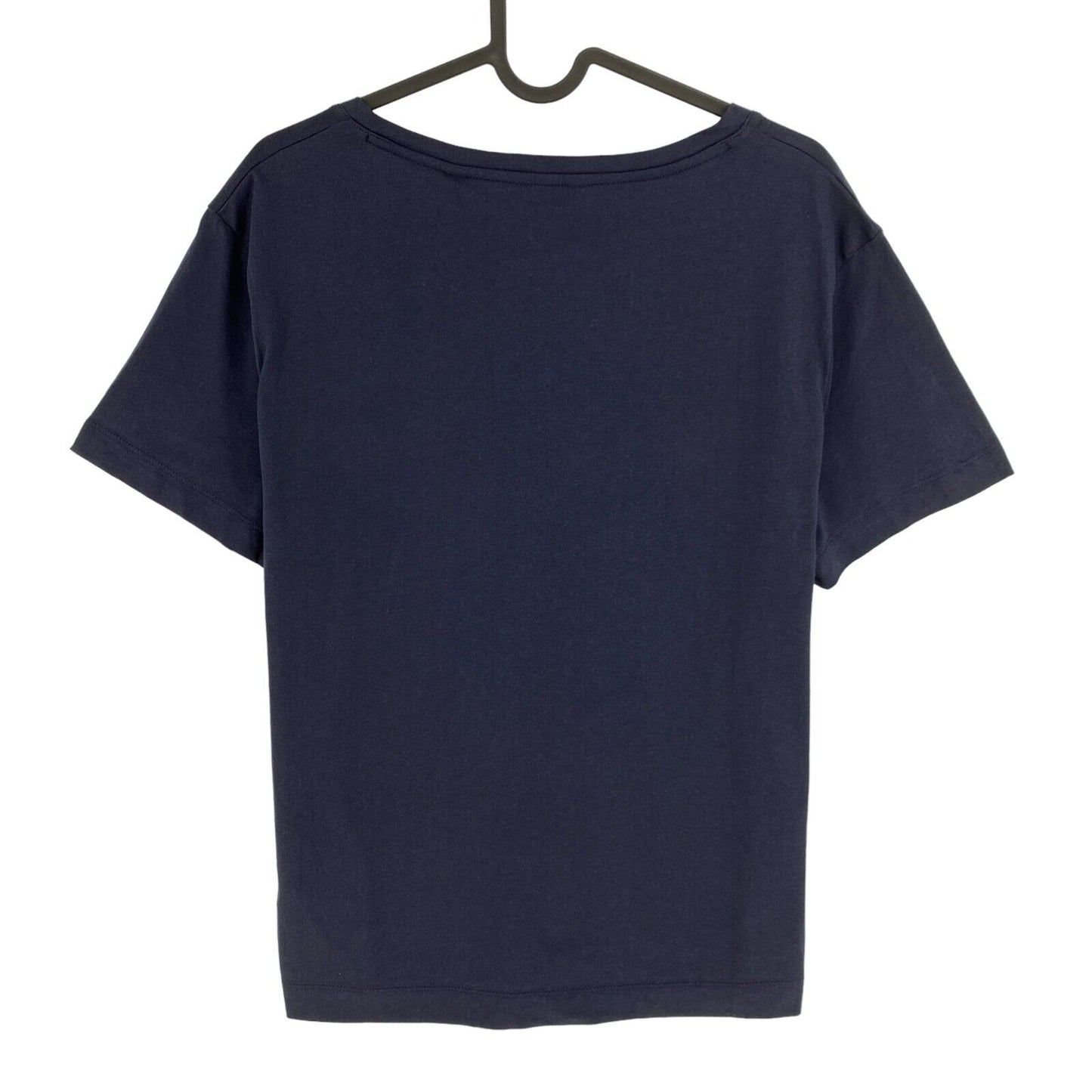 GANT Marineblaues Original T-Shirt mit V-Ausschnitt, Größe L