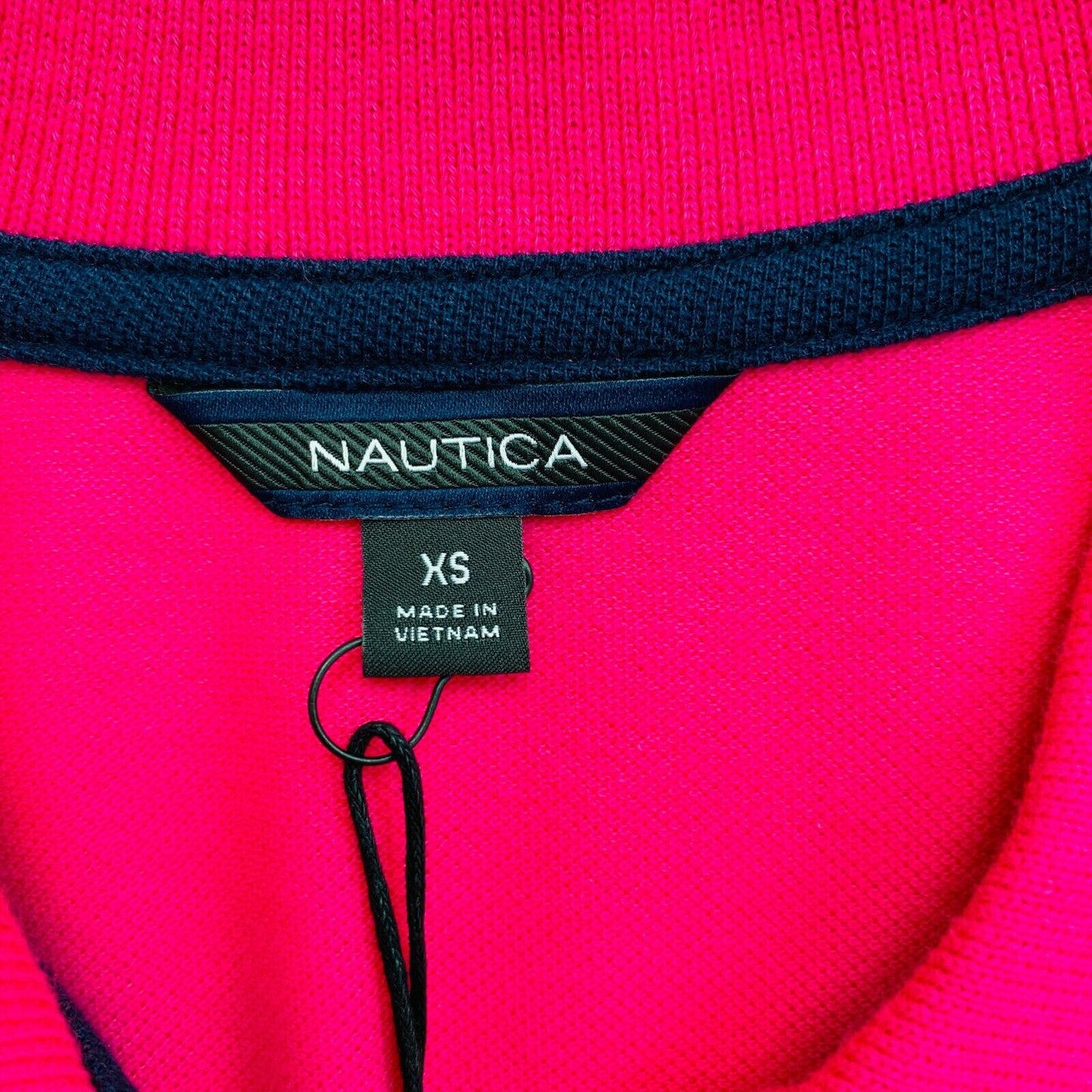 NAUTICA Pink Polo T Shirt Size XS