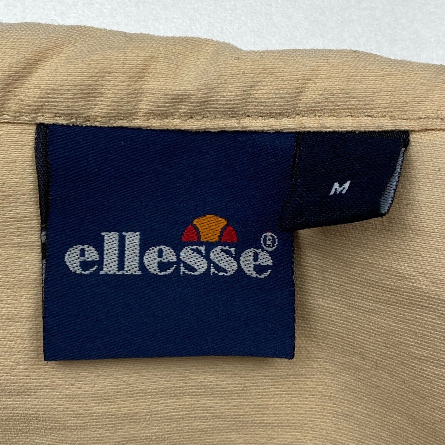 Ellesse Beige Cotton Blend 3/4 Sleeves Jacket Size M