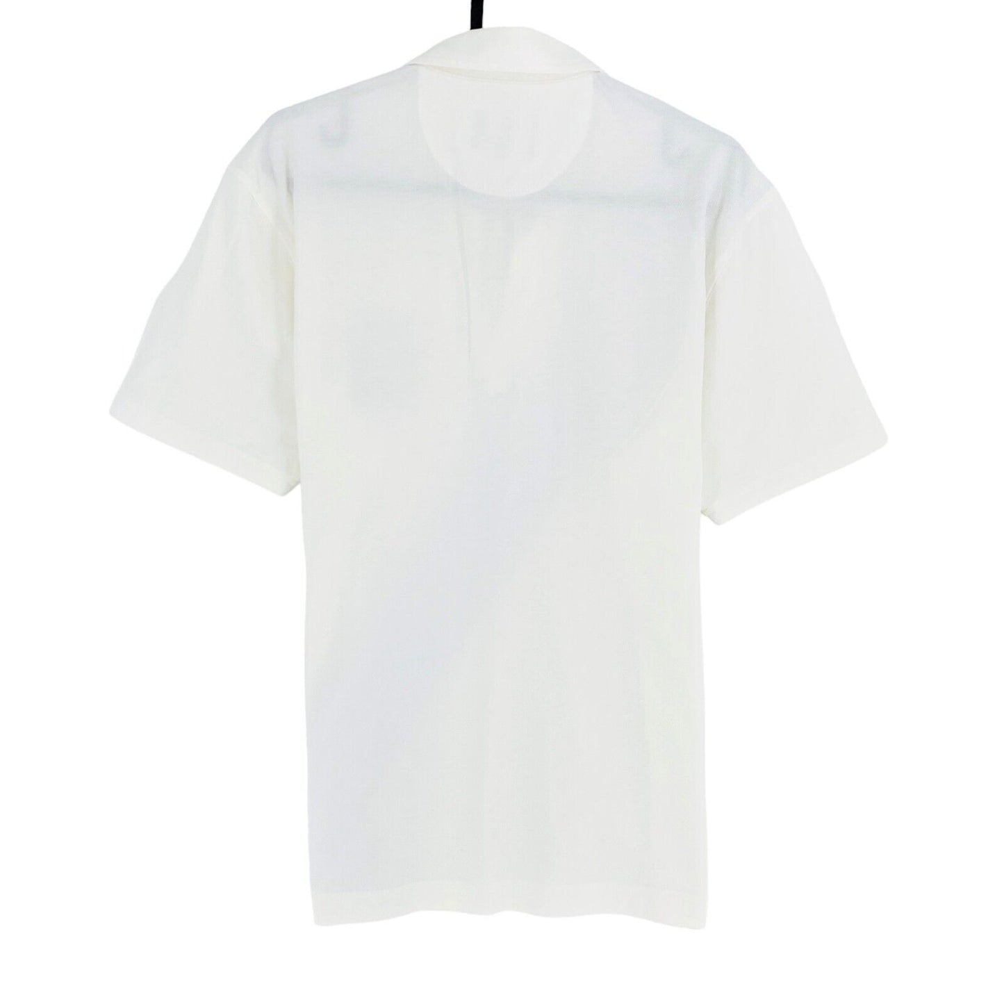 LA MARTINA White Piquet Short Sleeves Polo Shirt Size M