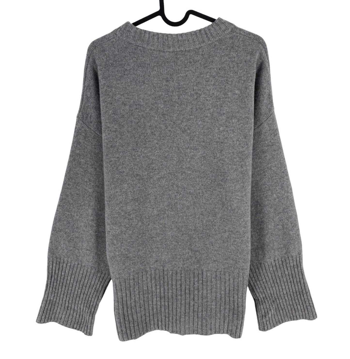 GANT Women Grey Lounge Wool Cashmere Crew Neck Sweater Jumper Size S