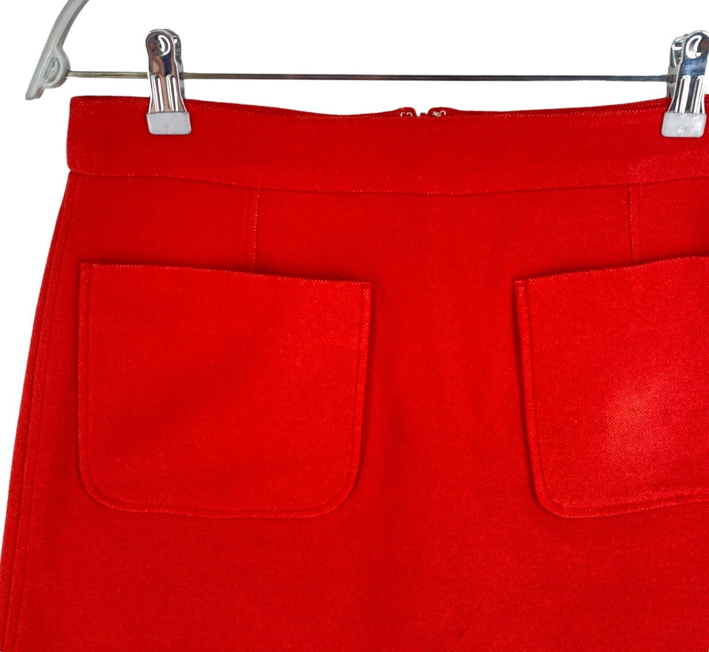 GANT Women Red Tech Prep Jersey Pique Skirt Size EU 40 UK 12 US 10