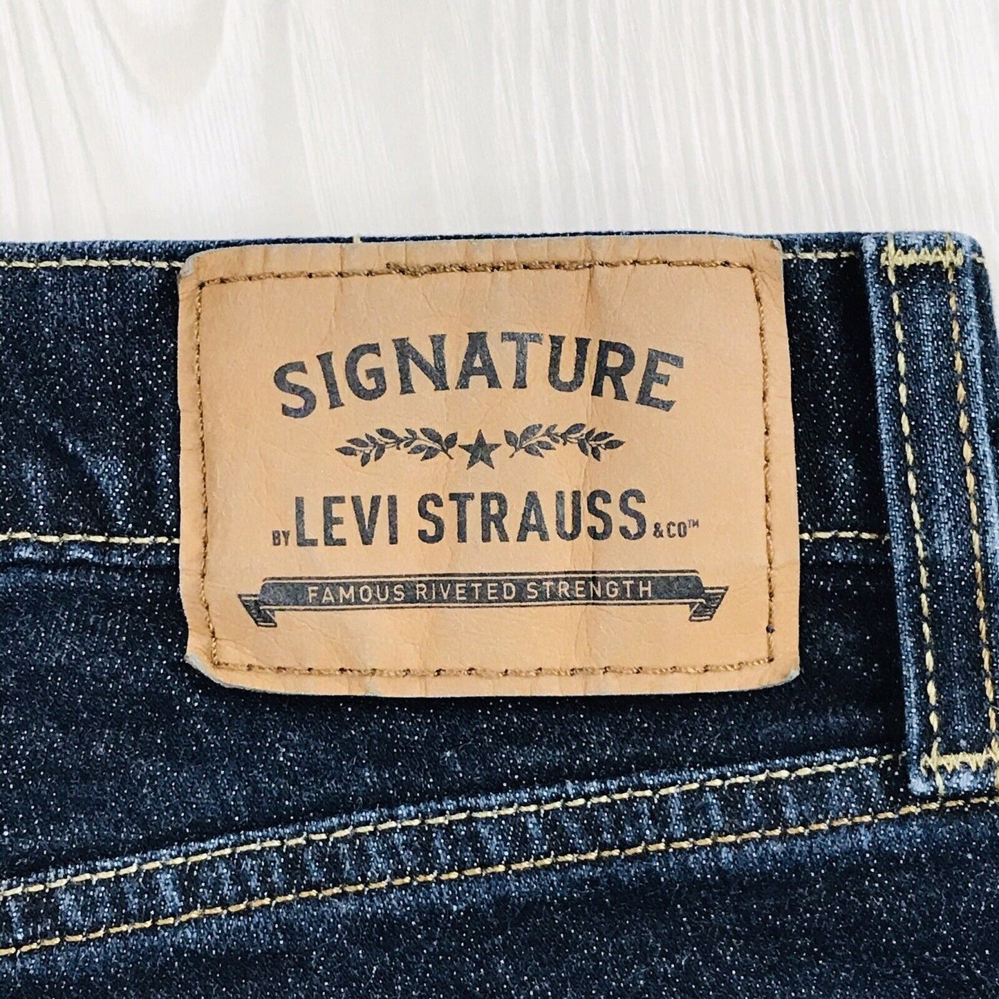 Levi Strauss Signature Gris Foncé Stretch Regular Bootcut Fit Jeans Taille W29 L30