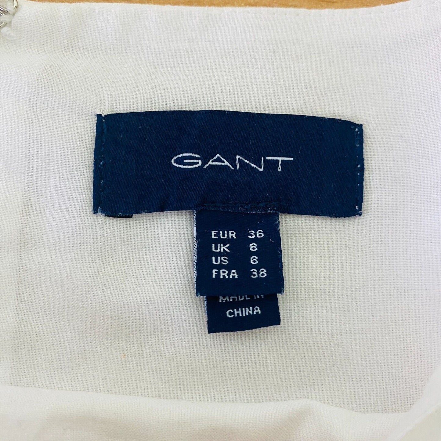 GANT White Broderie Anglaise Dress Size EU 36 UK 8 US 6