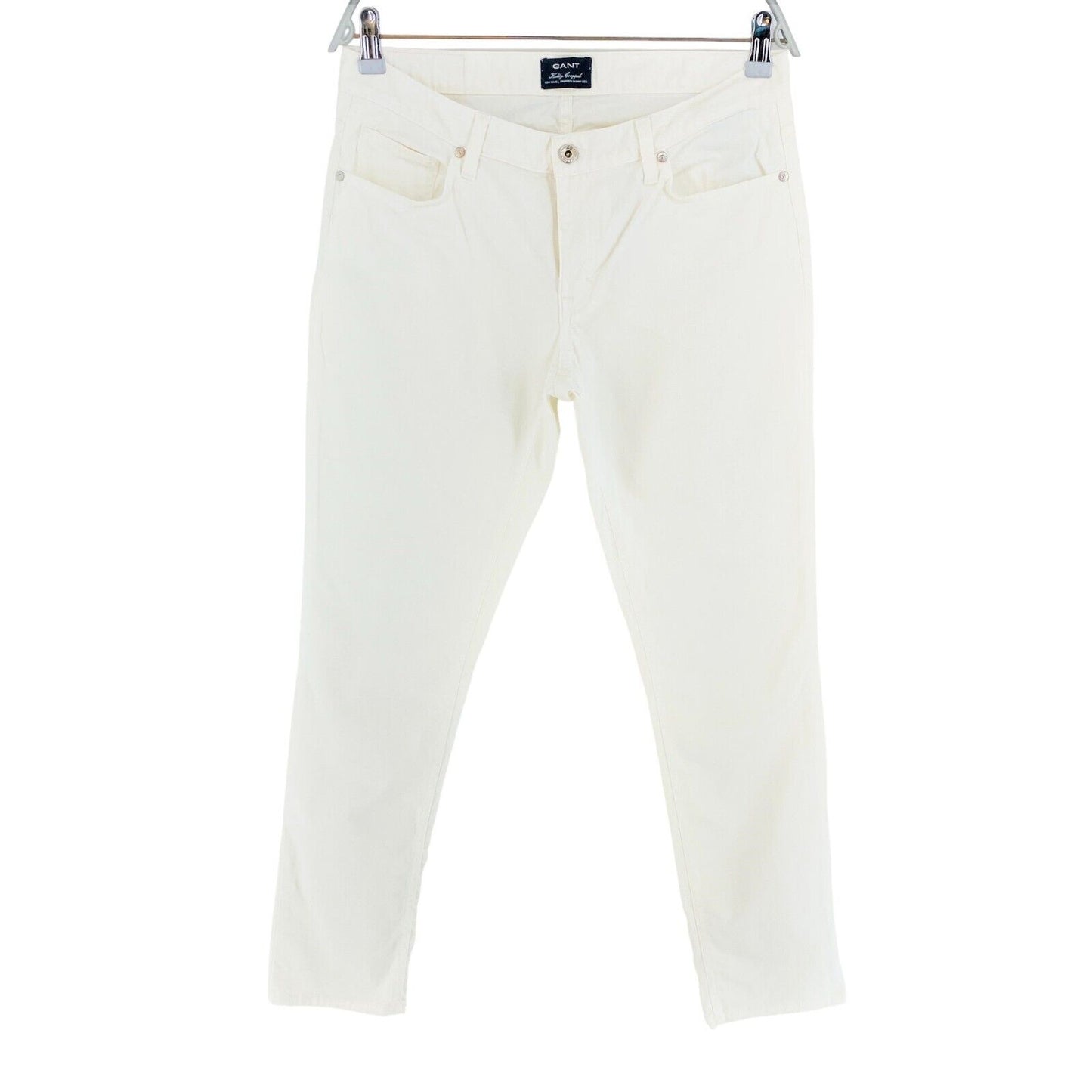 GANT Women White KELLY Cropped Skinny Leg Jean Size W34