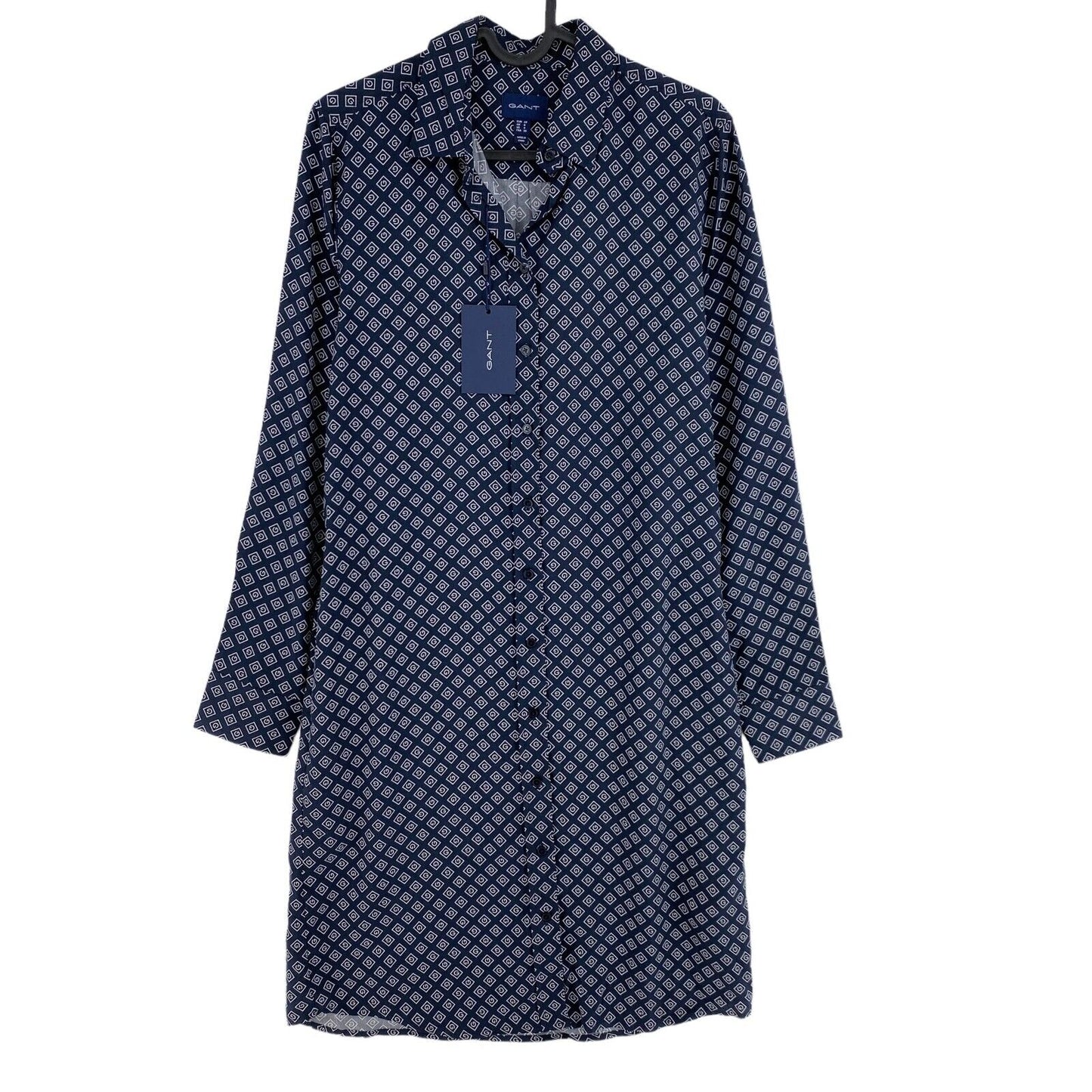 GANT Navy Blue Icon G  Shirt Dress Size EU 34 UK 6 US 4