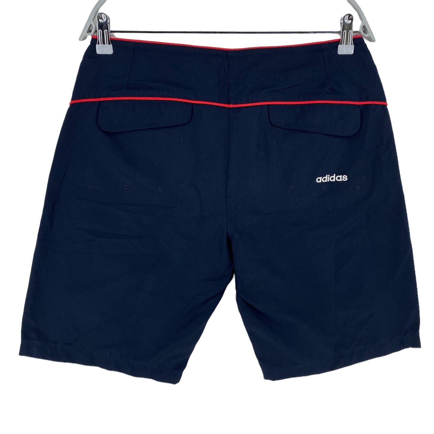 Short de sport en mélange de coton bleu marine adidas Taille M