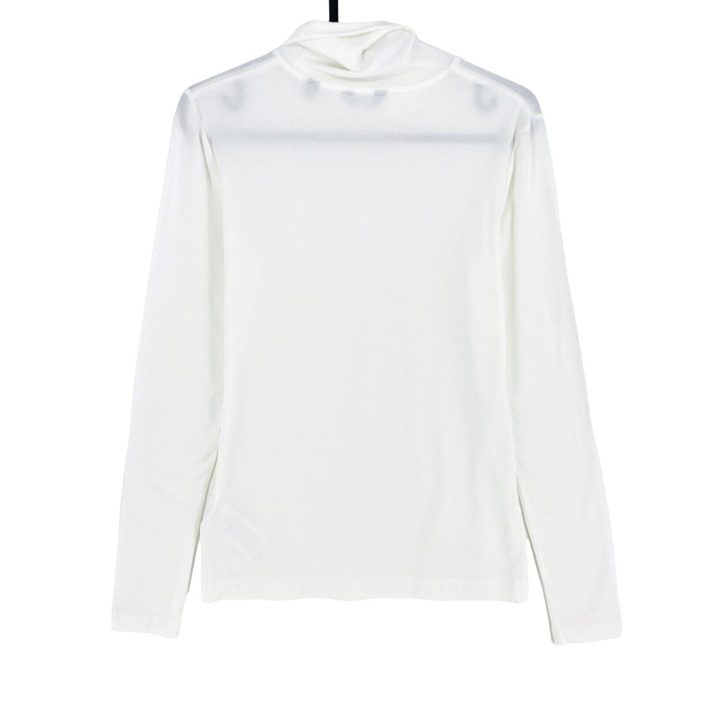 GANT T-shirt manches longues col roulé en jersey blanc taille S