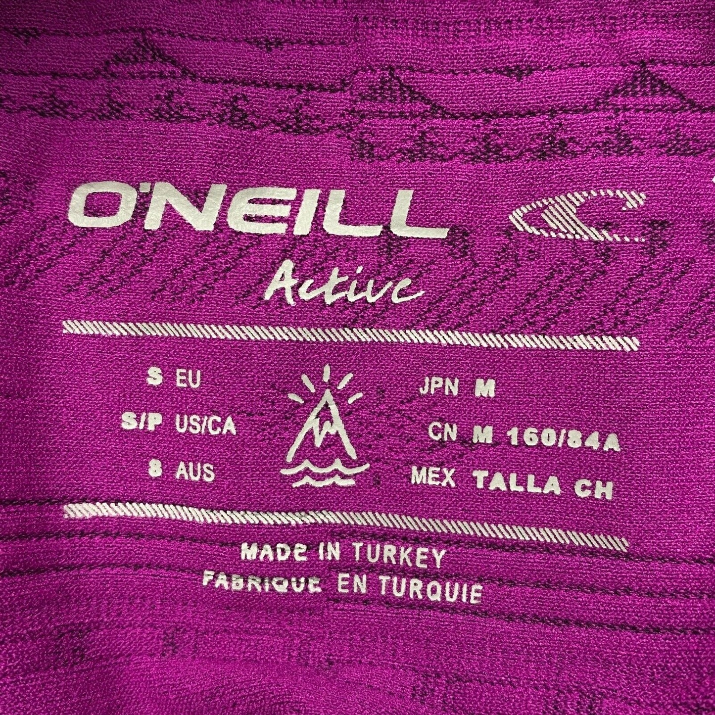 O'NEILL ACTIVE Floral Purple Legging Pants Trousers Size S W22