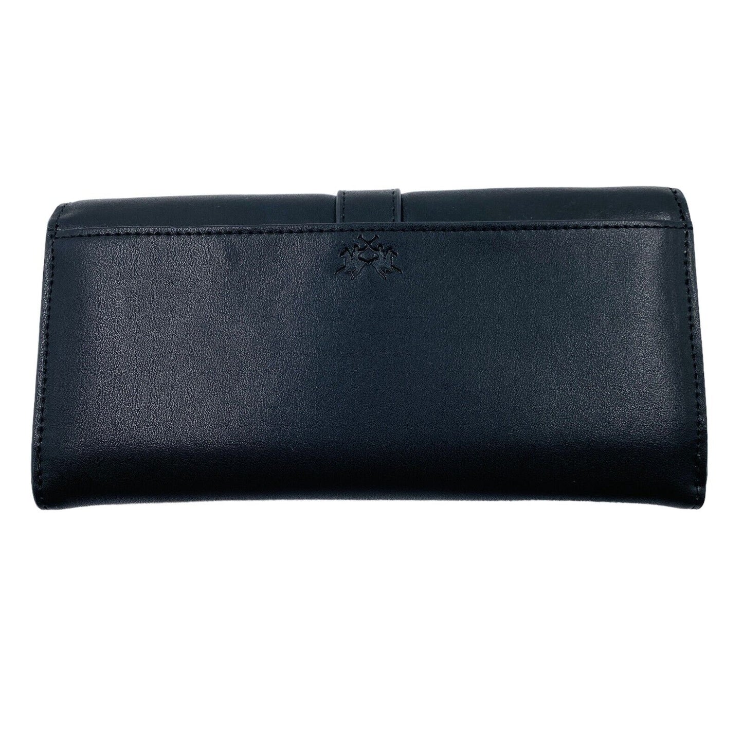 La Martina Black Dalila 100% Leather Wallet