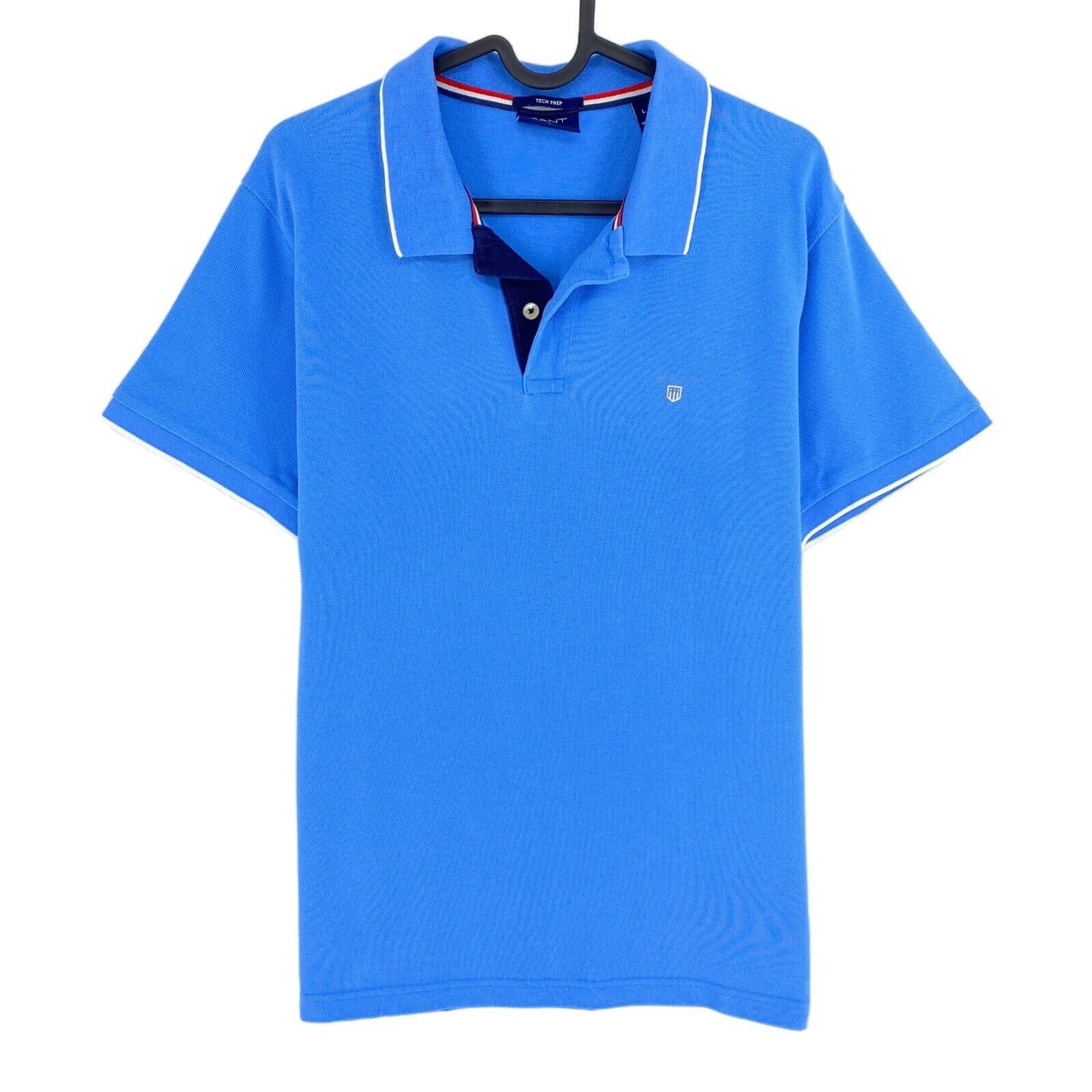 GANT Blue Tech Prep Pique Rugger Poloshirt Größe L