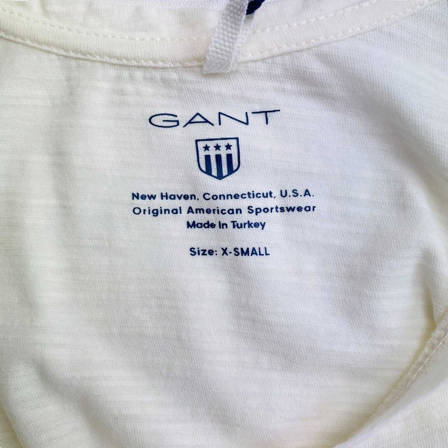 GANT Débardeur à encolure dégagée blanchi au soleil beige Taille XS