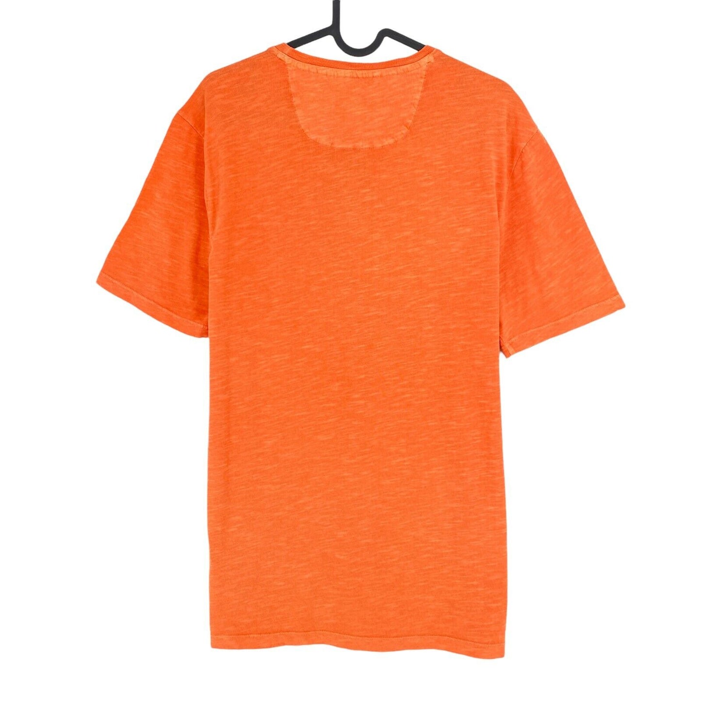 CAMEL ACTIVE T-Shirt mit Rundhalsausschnitt und Grafikdruck, Orange, Größe L