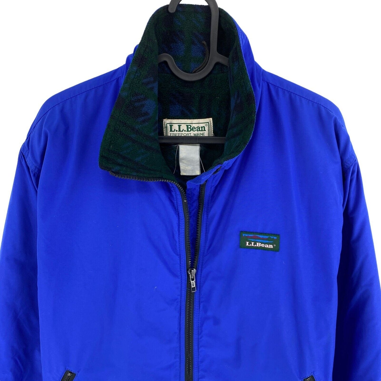 L.L.BEAN Blue Warm Up Bomber Jacket Coat Size XL