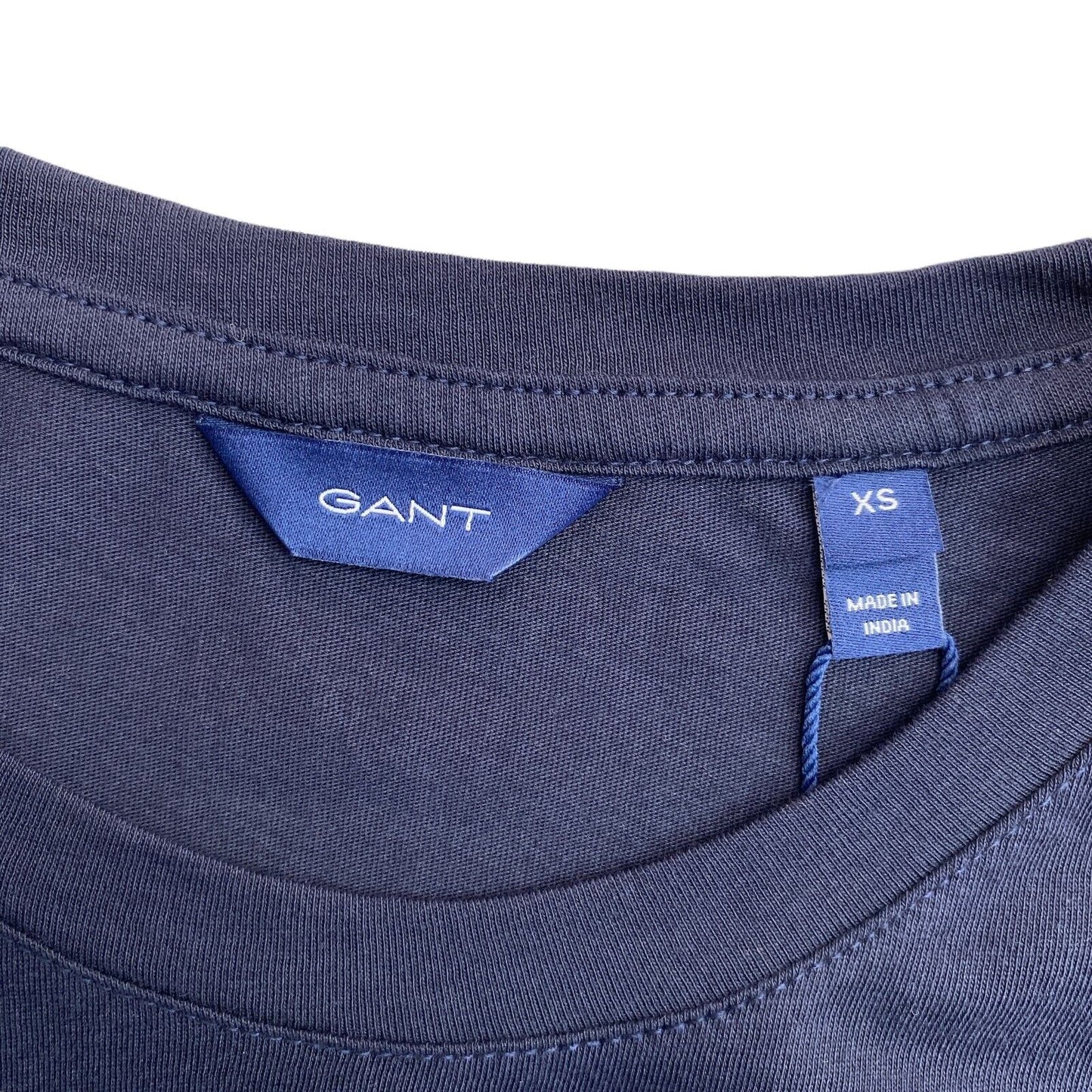 GANT Navy Blue Original Crew Neck T Shirt Size XS