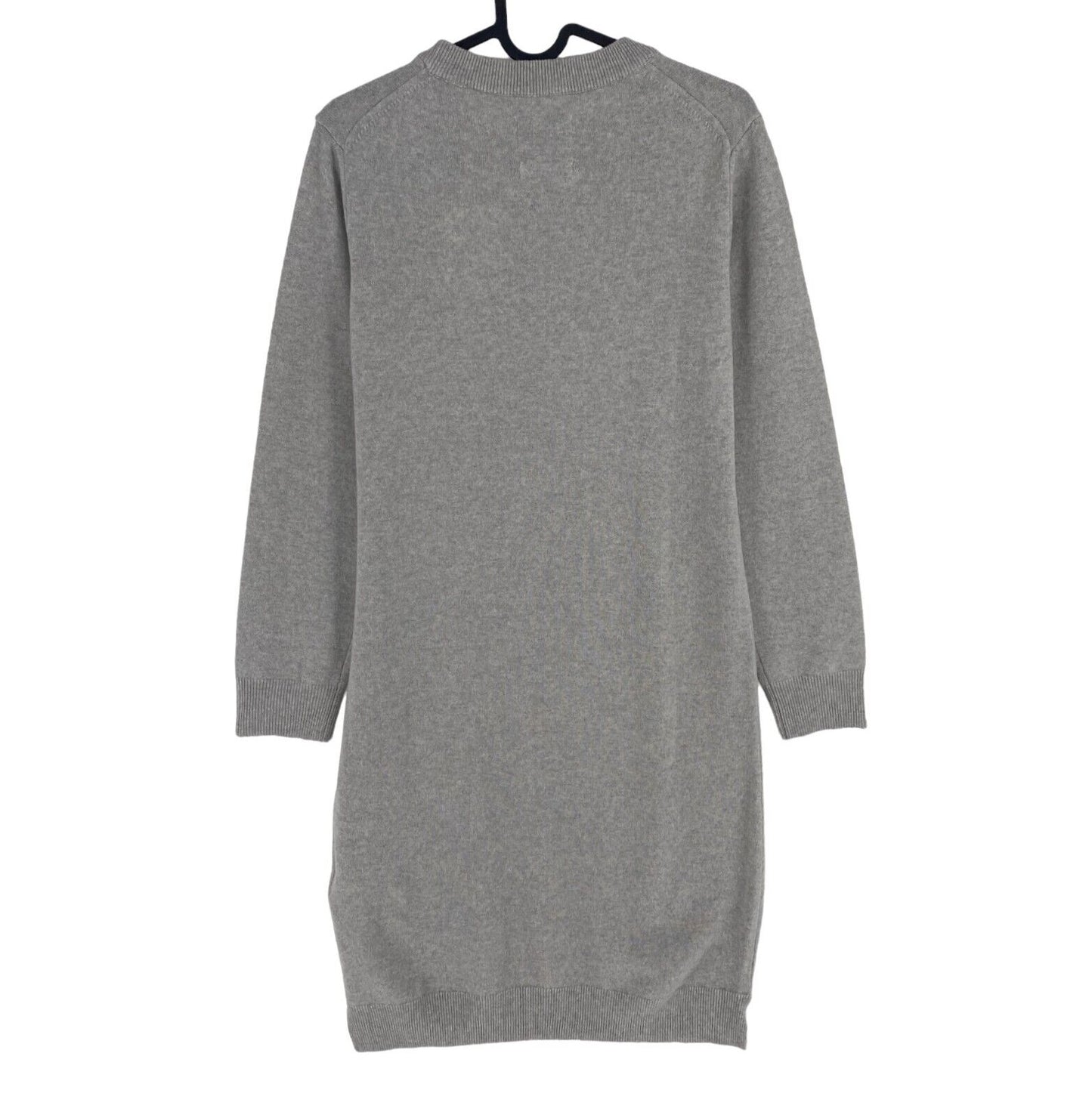 GANT Women Grey Super Fine Lambs Wool Long Sleeves Dress Size XS