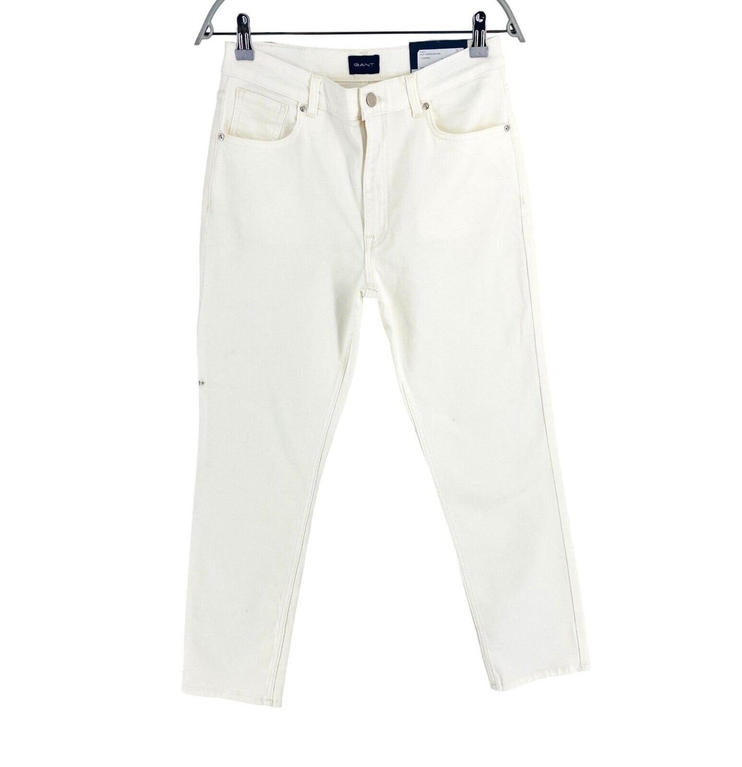 GANT White Cropped Slim Fit Jeans Size W29