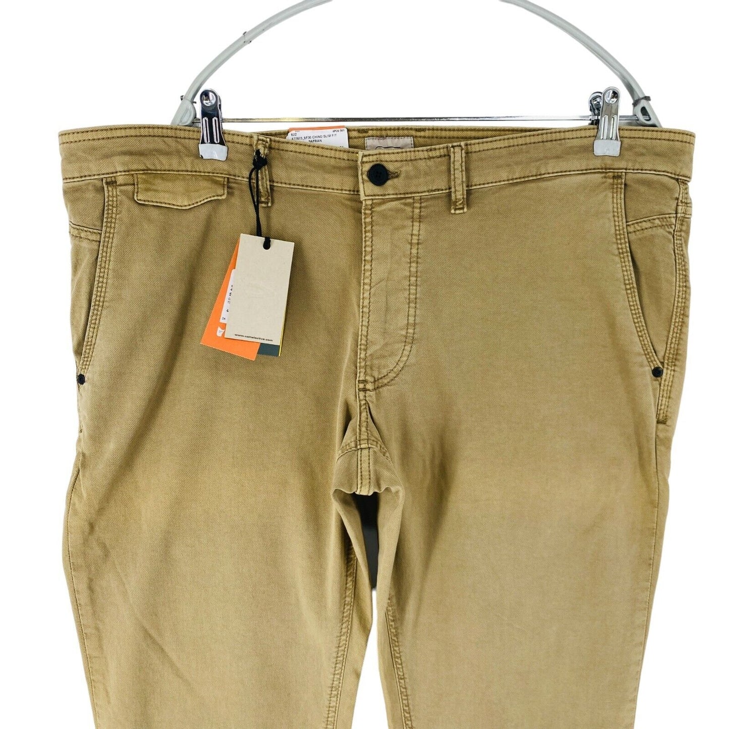 Camel Active Mens Light Brown Slim Fit Chino Trousers W40 L32