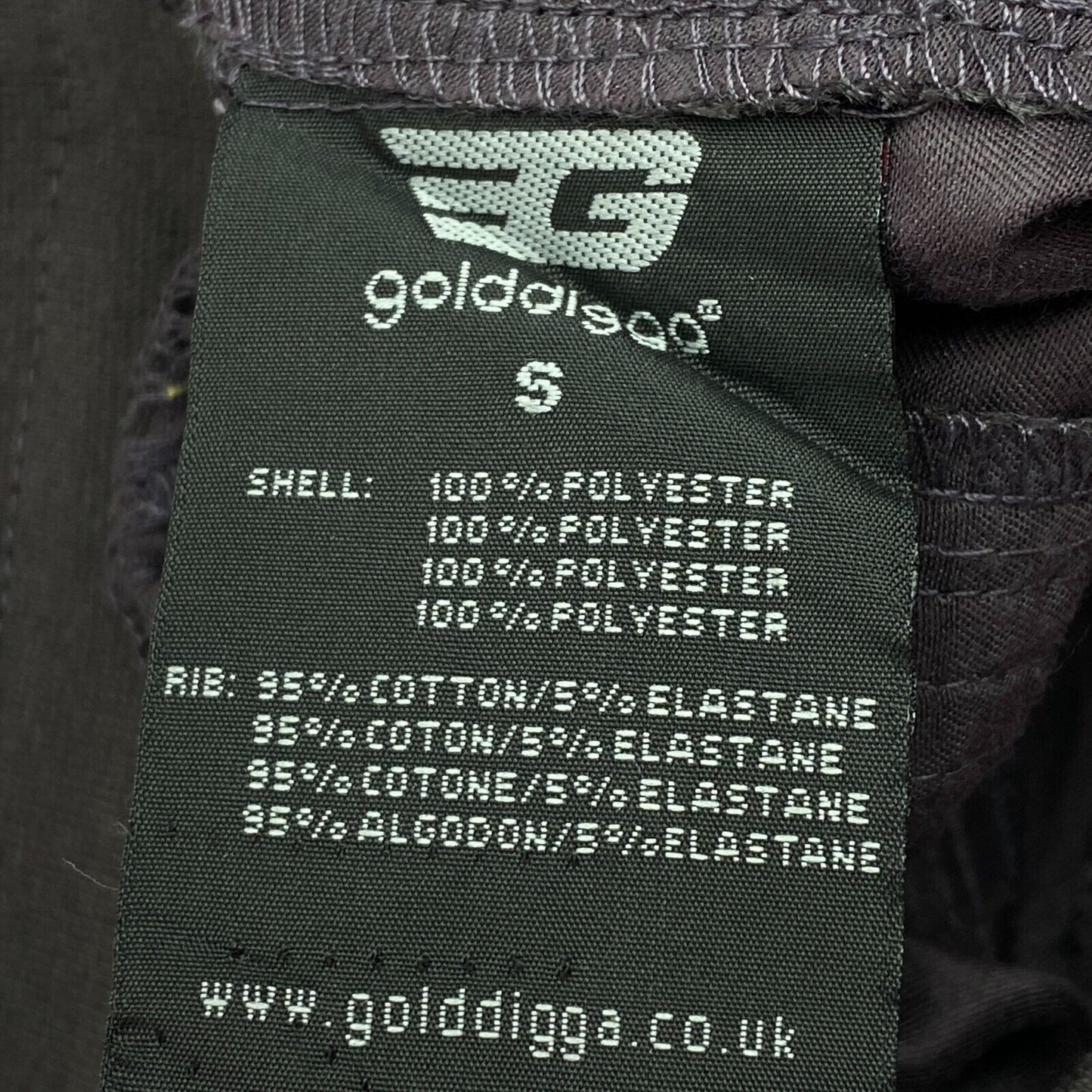 GOLDDIGGA Brown Capri Trousers Pants Size S W33