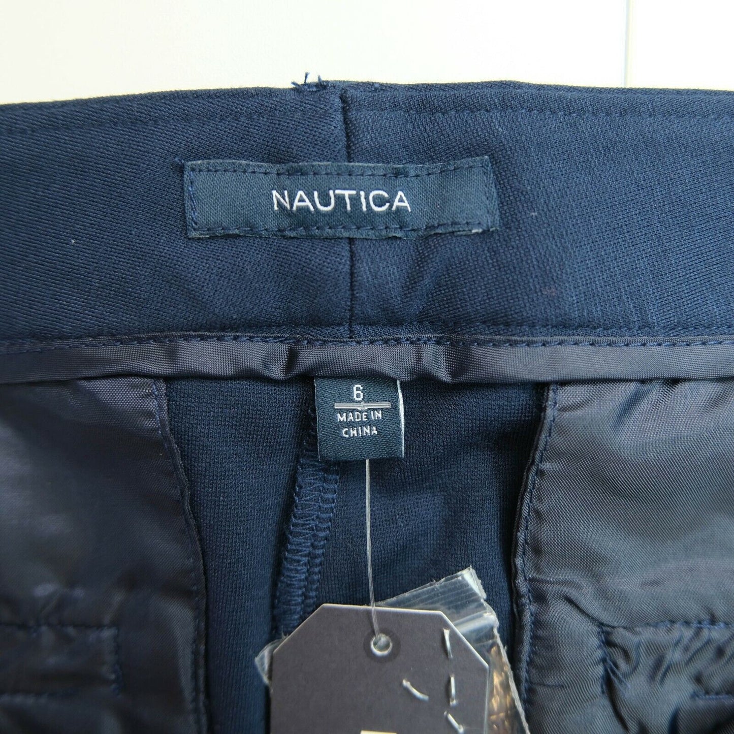 NAUTICA Navy Blue Dress Pants Trousers Size 6 / S