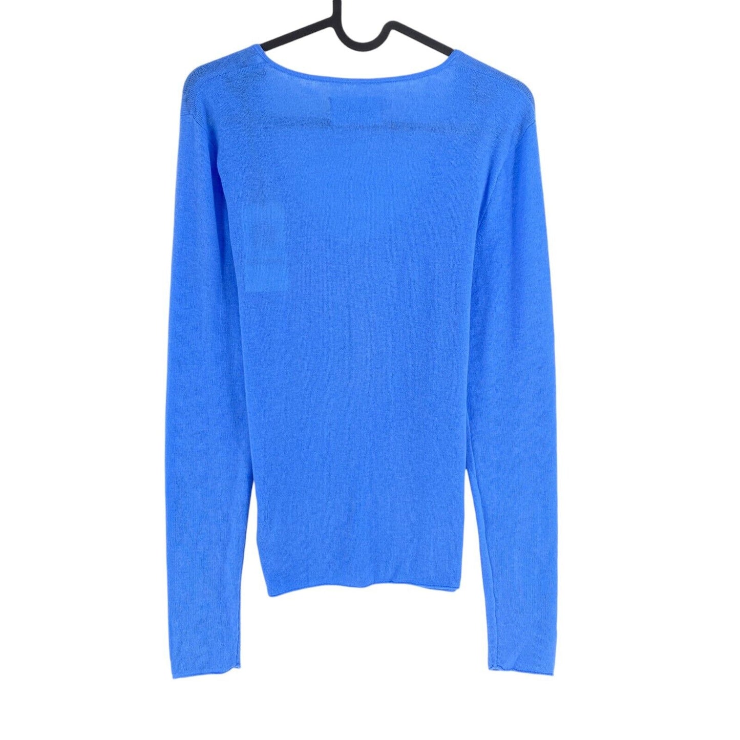 Zadig & Voltaire Women Blue Wool Cashmere Blend Scoop Neck Jumper Sweater Size M