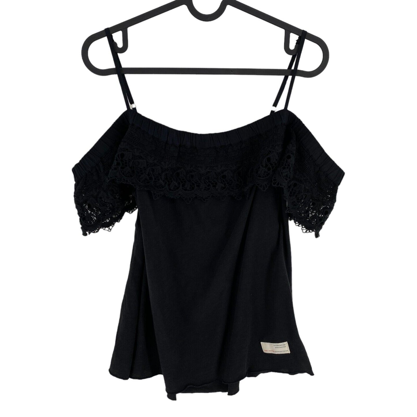 ODD MOLLY Women Black Singoala-la Top Size 3 / L