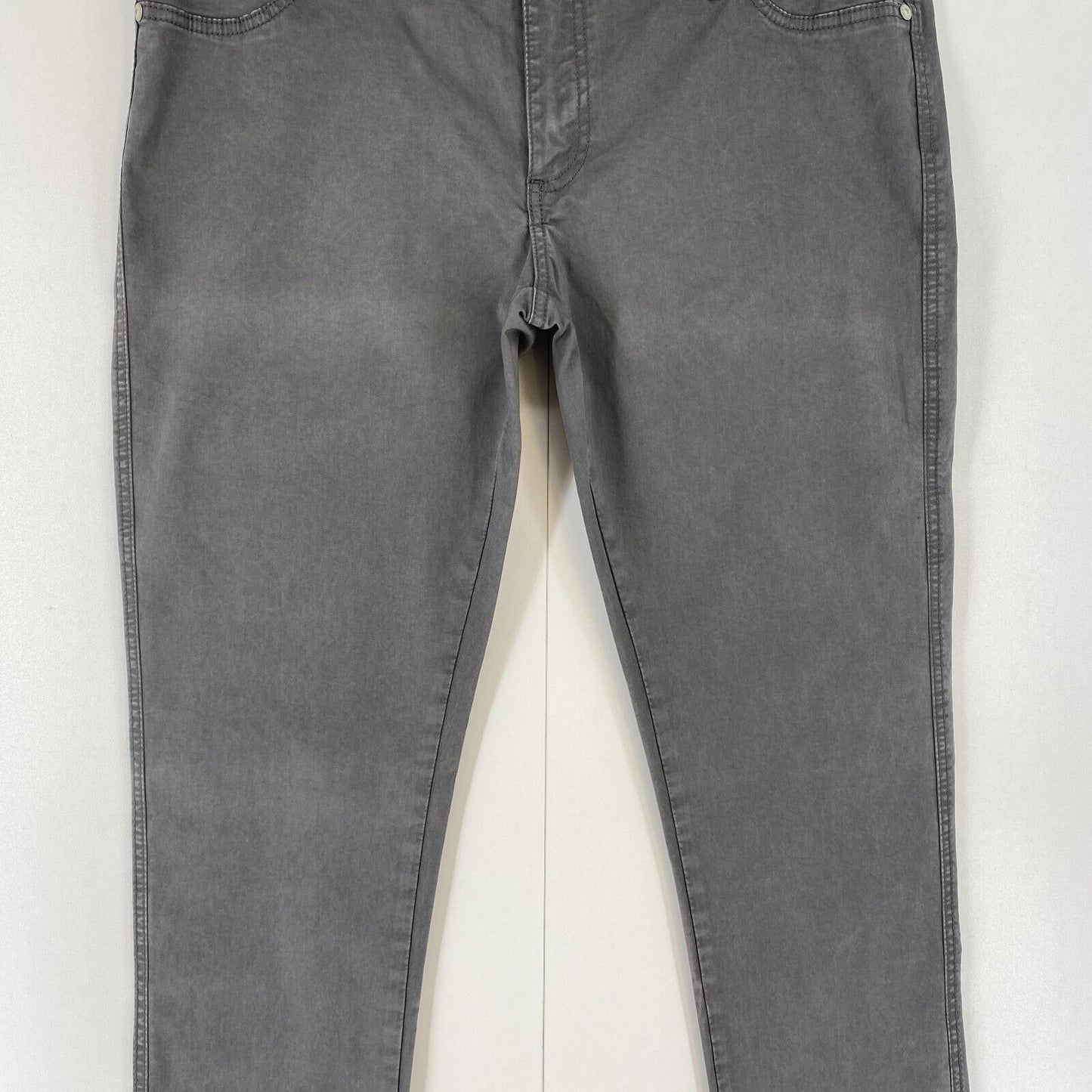 U.S. POLO ASSN Women Grey Skinny Fit Jeggings Trousers W34 L34