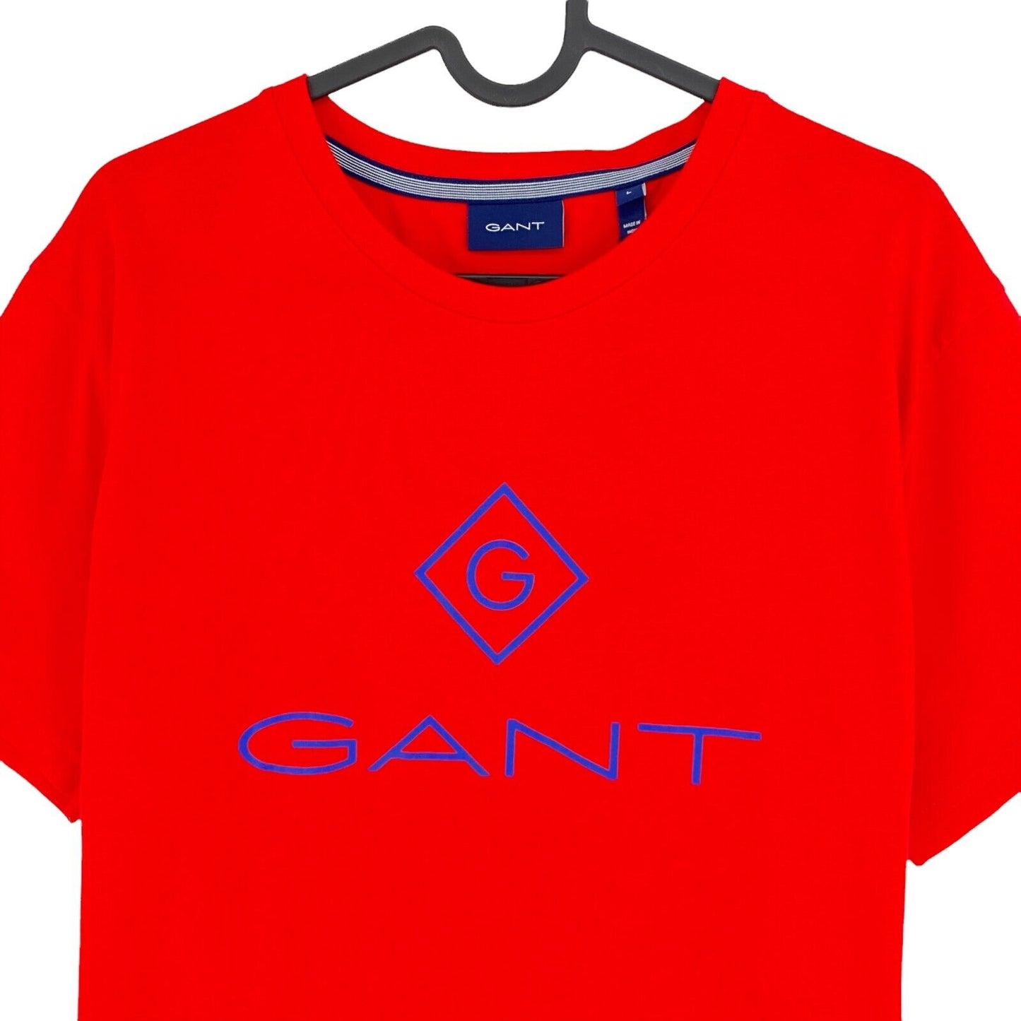 GANT Red Color Lock Up Crew Neck T-Shirt Size L