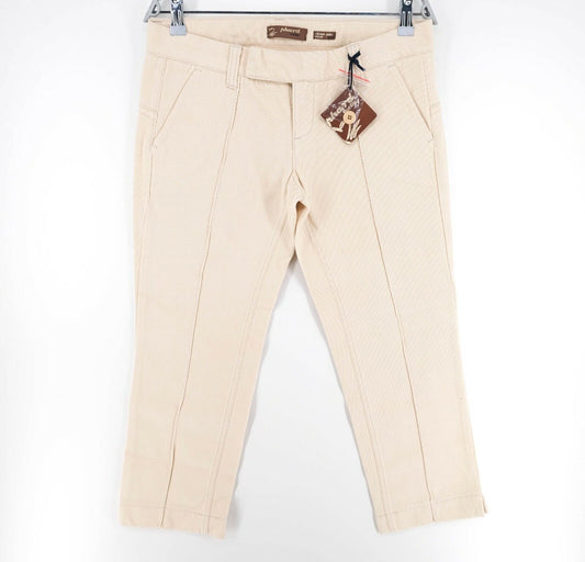 PHARD Beige Capri Chino Pants Trousers Size 29