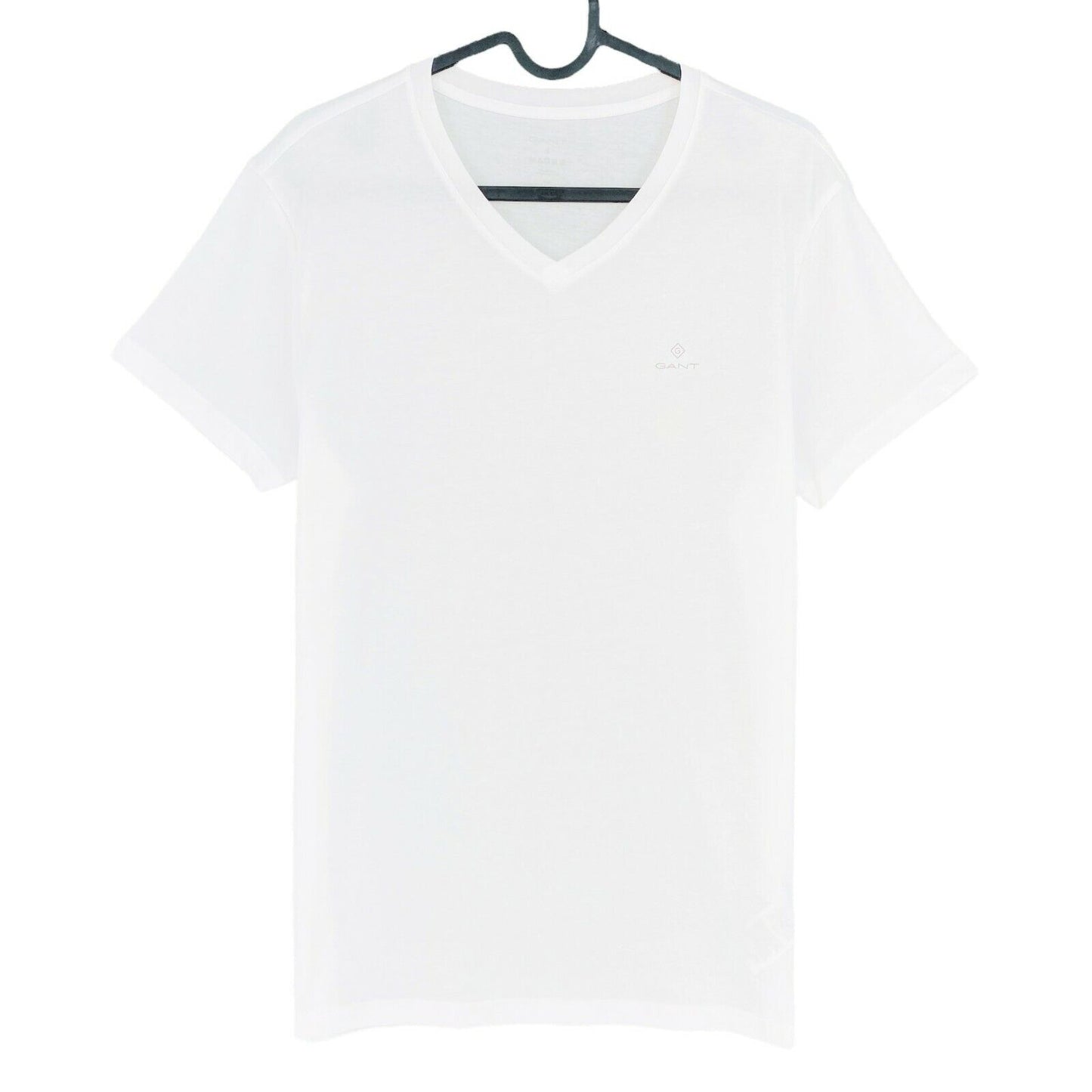 GANT White V Neck T Shirt Size S