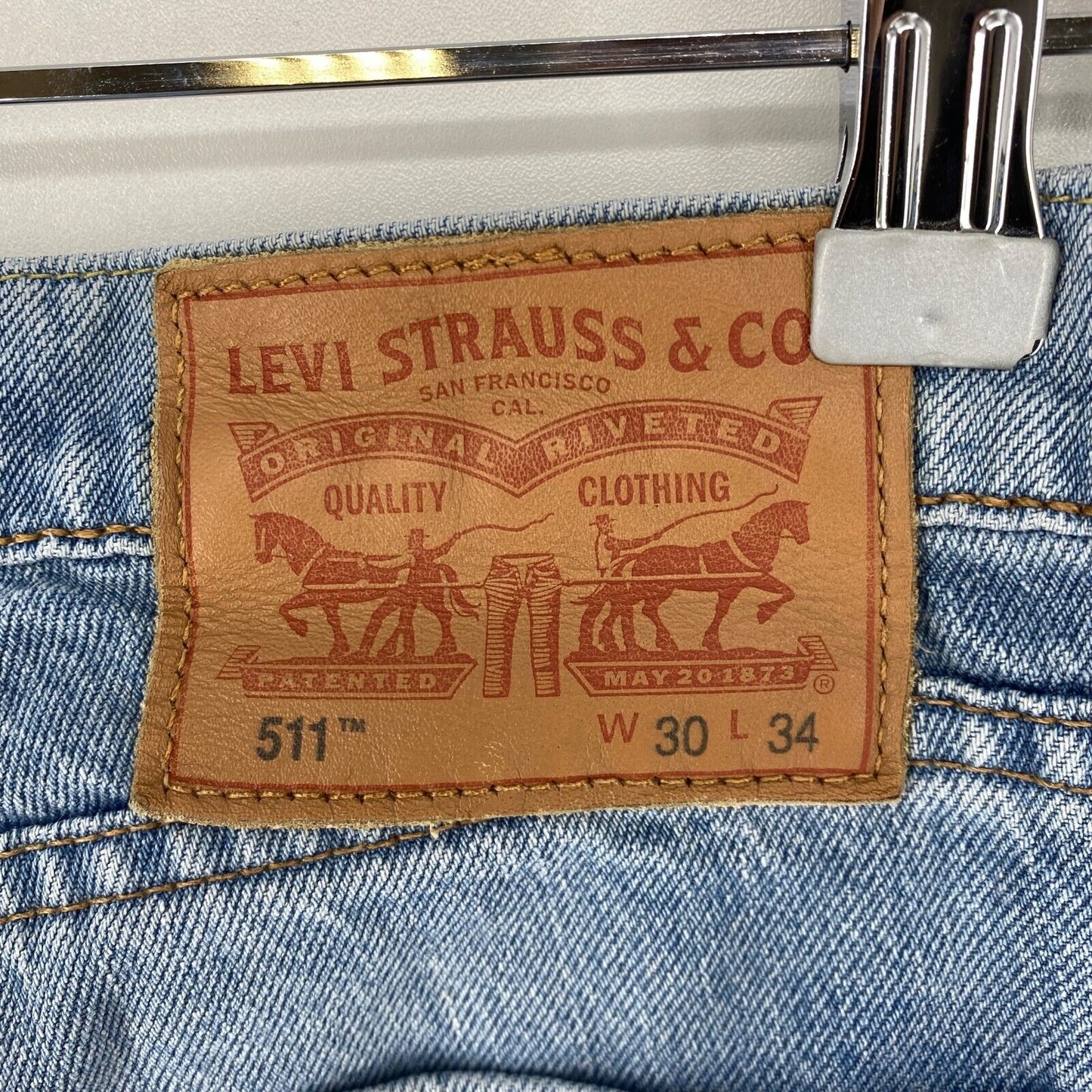 Levi's 511 Blue Stretch Slim Fit Jeans W30 L34