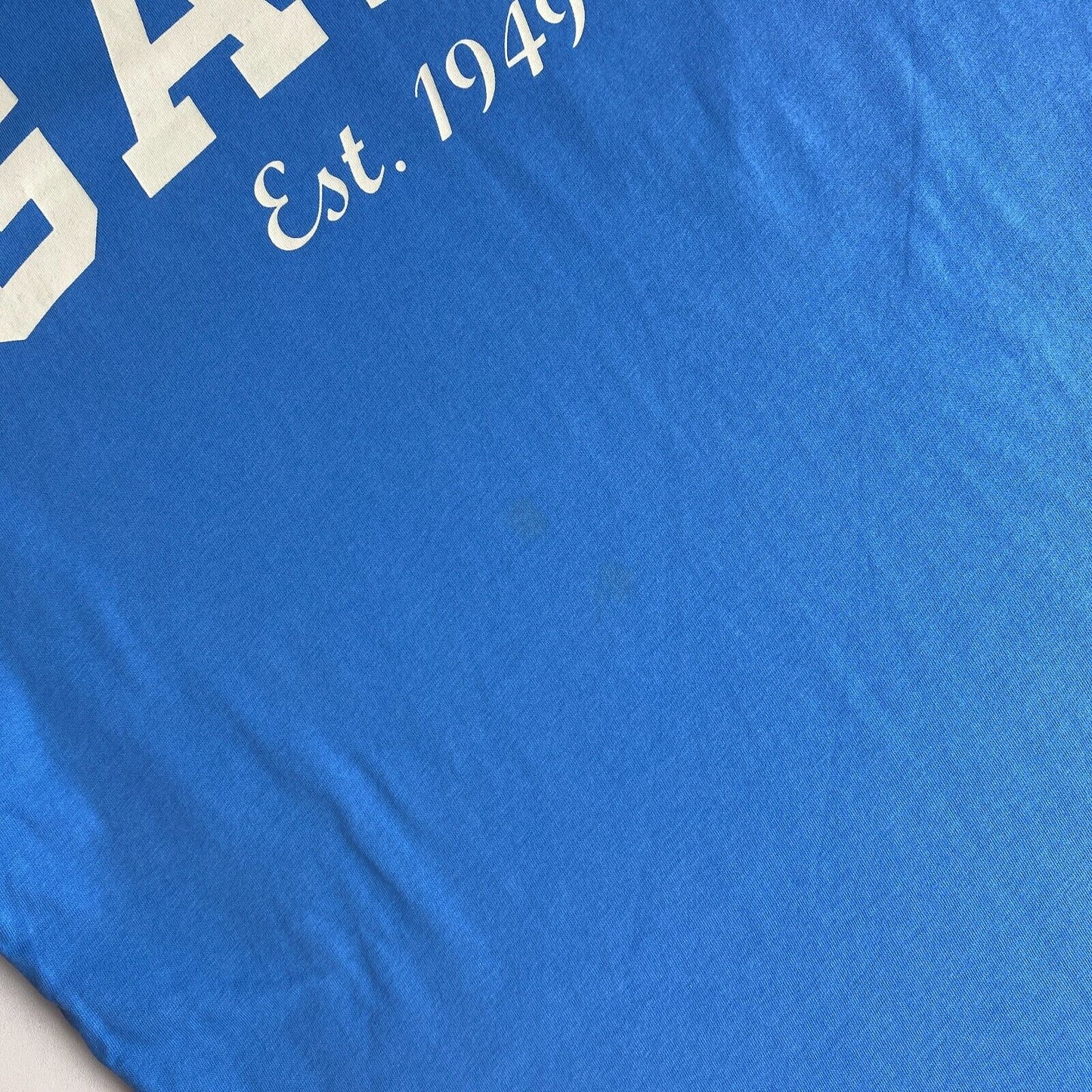 GANT T-Shirt mit Rundhalsausschnitt und Logo, Blau, Größe S