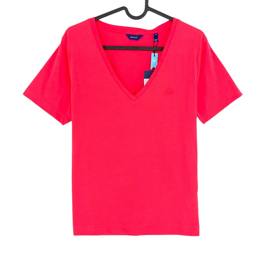 GANT T-shirt col V original rouge taille M