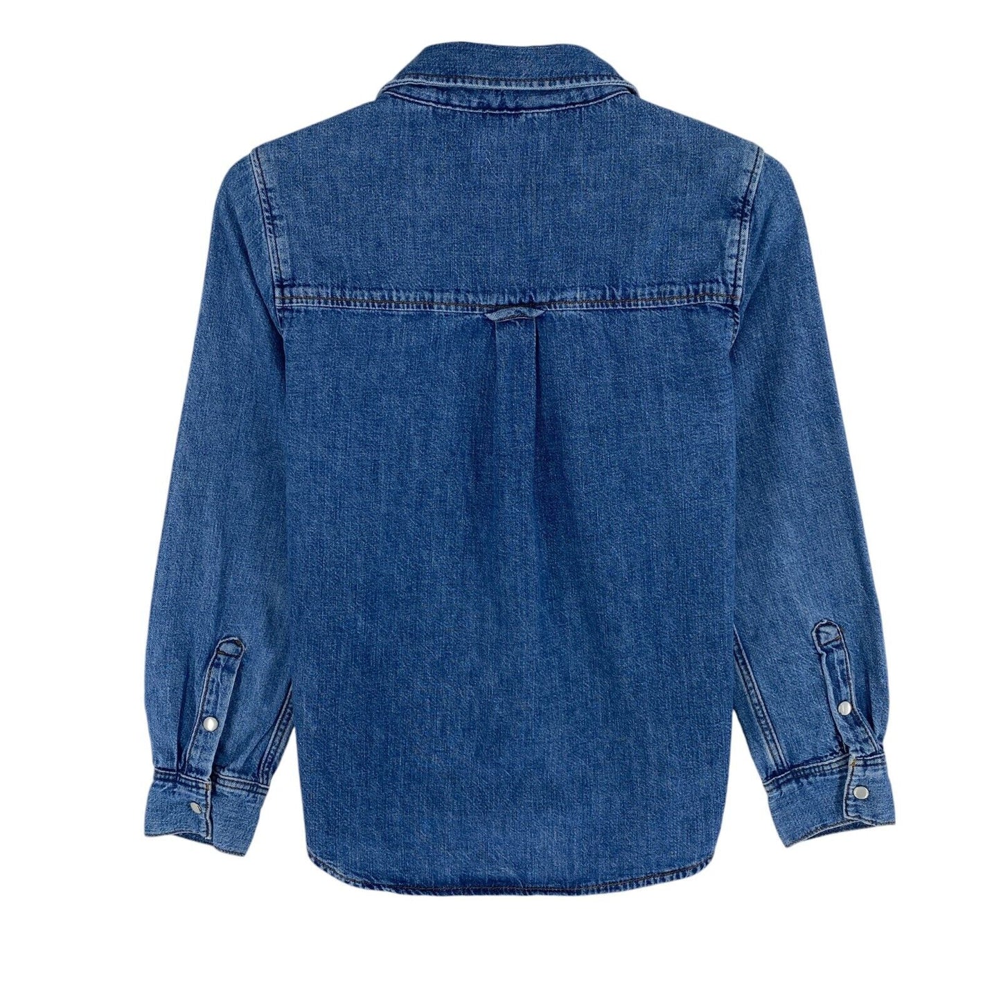 GANT Boys Blue Relaxed Long Sleeves Denim Shirt Size 9-10 Years 134/140 cm